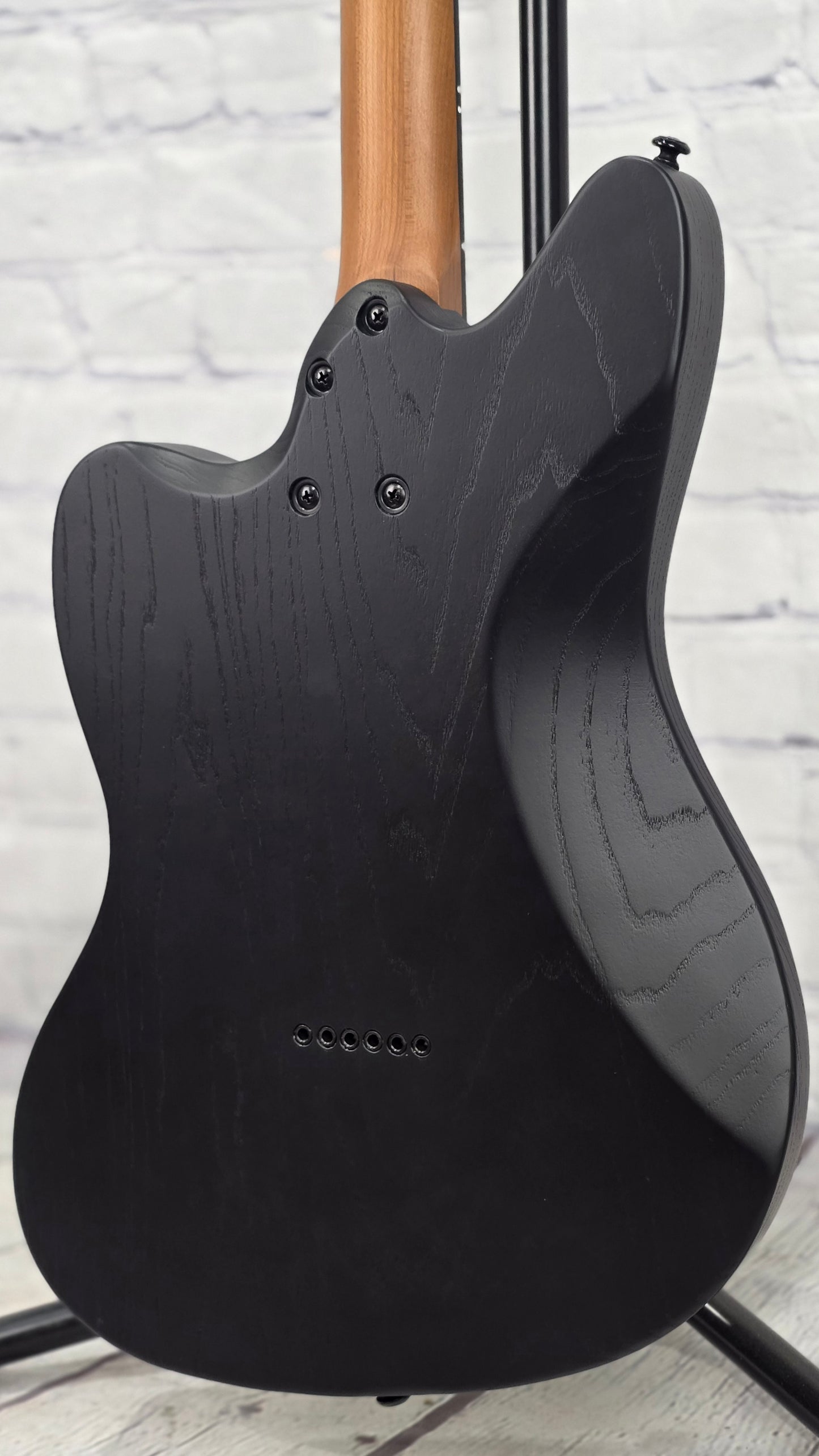 Balaguer Standard Growler Baritone 6 String Electric Guitar Rustic Black