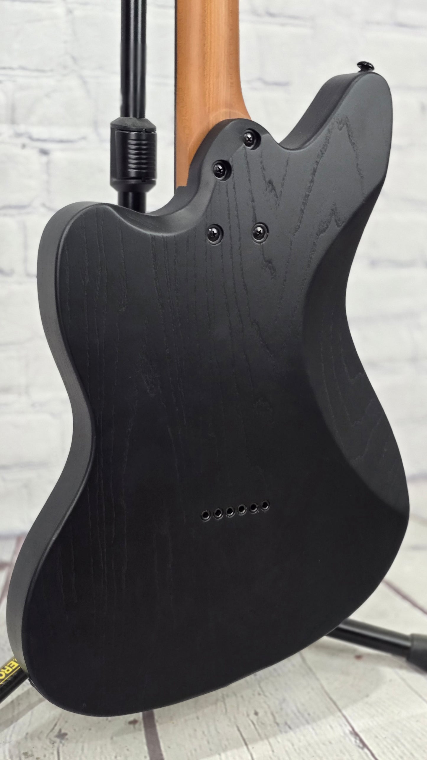 Balaguer Standard Growler Baritone 6 String Electric Guitar Rustic Black