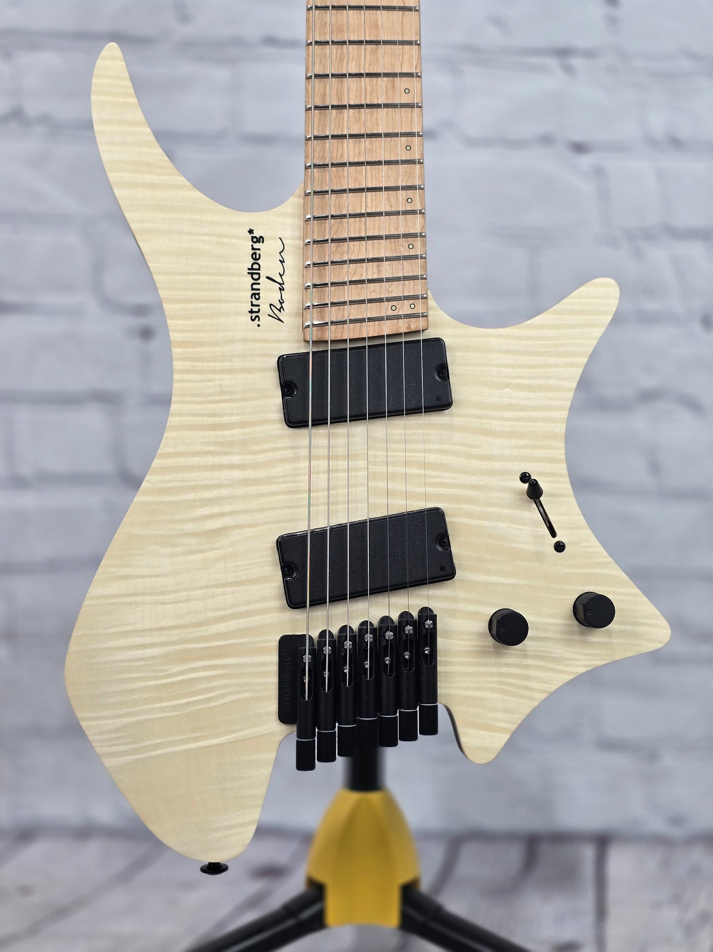 USED Strandberg Boden Standard NX 7 String Electric Guitar Natural Flame Maple