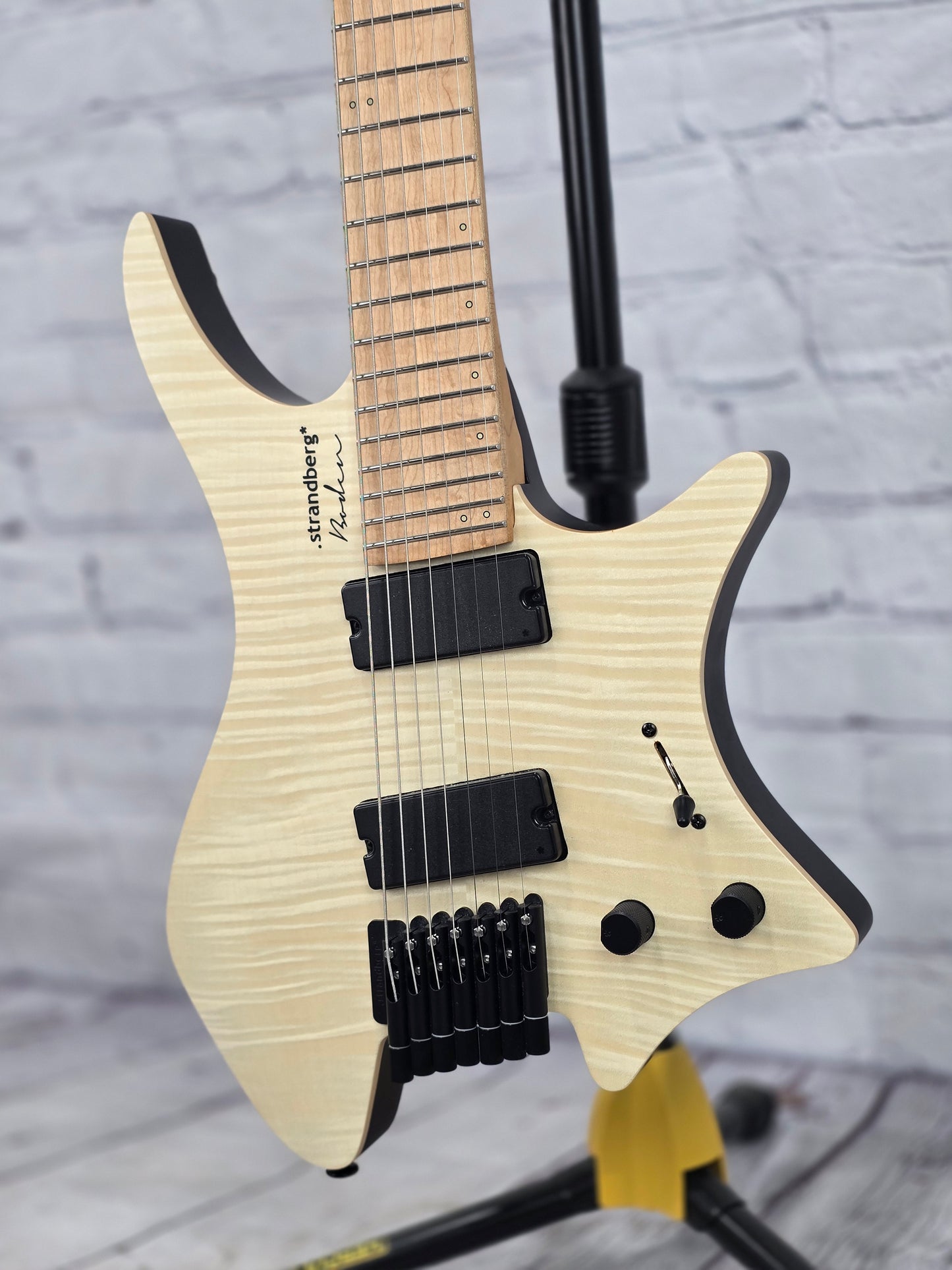 USED Strandberg Boden Standard NX 7 String Electric Guitar Natural Flame Maple