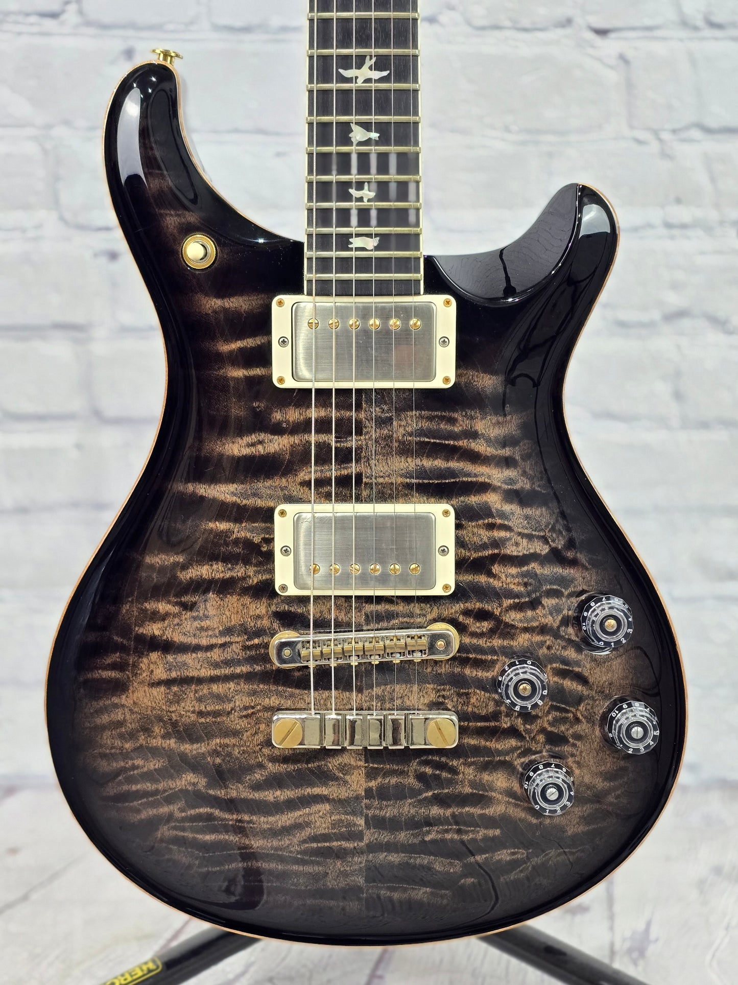 USED Paul Reed Smith PRS Wood Library McCarty 594 Quilt 10 Top Electric Guitar McCarty Charcoal