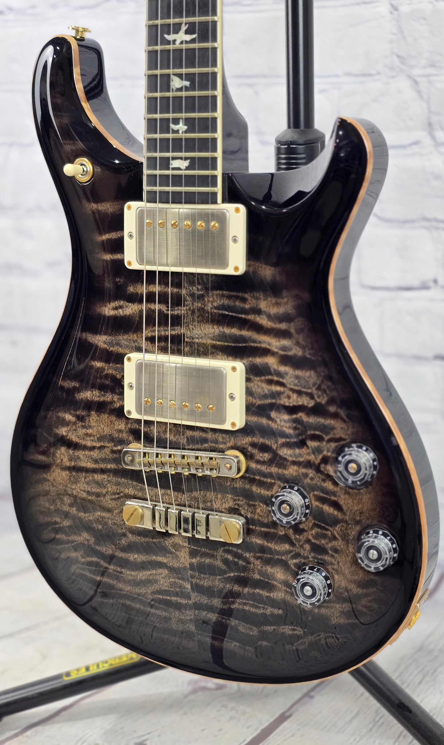 USED Paul Reed Smith PRS Wood Library McCarty 594 Quilt 10 Top Electric Guitar McCarty Charcoal