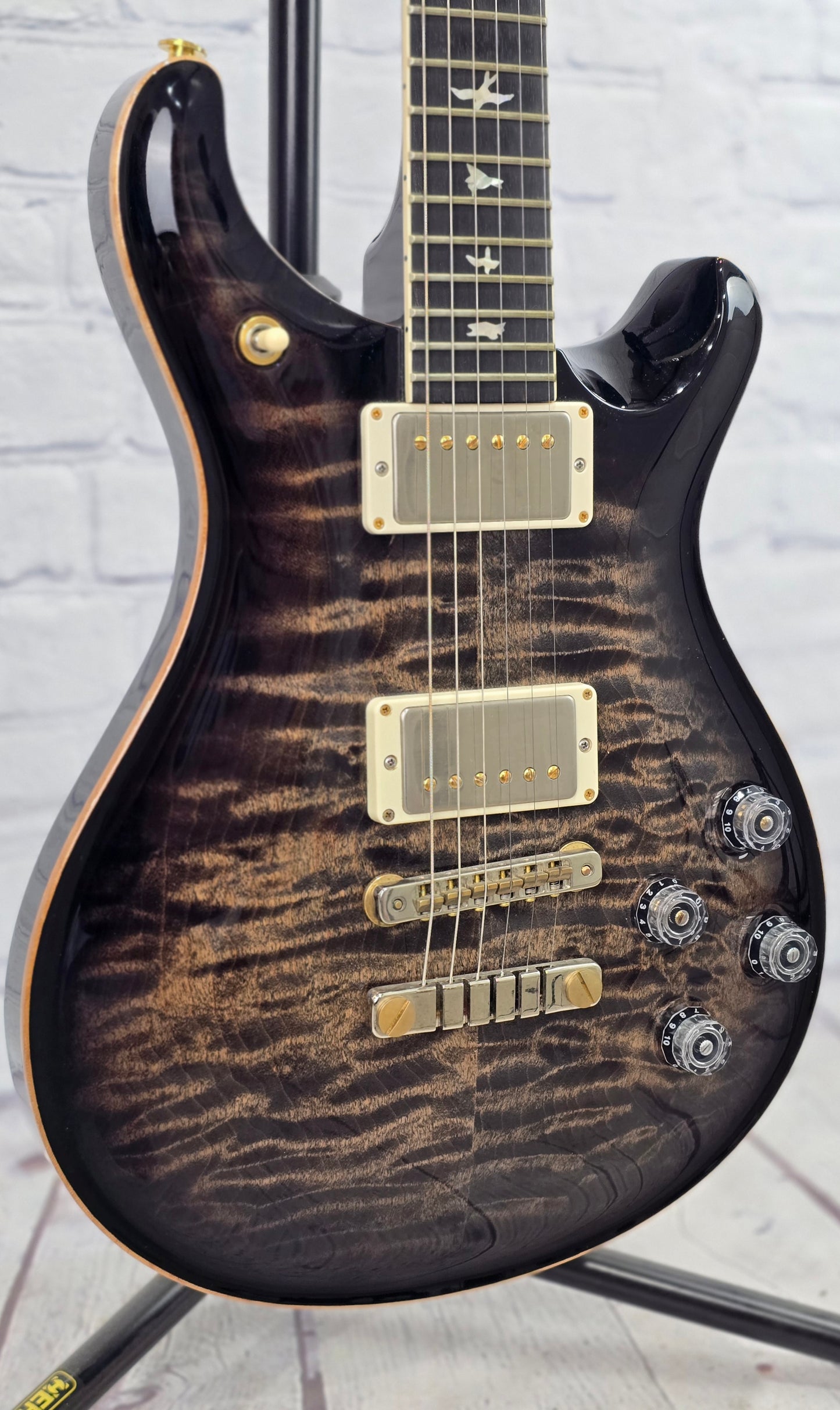 USED Paul Reed Smith PRS Wood Library McCarty 594 Quilt 10 Top Electric Guitar McCarty Charcoal