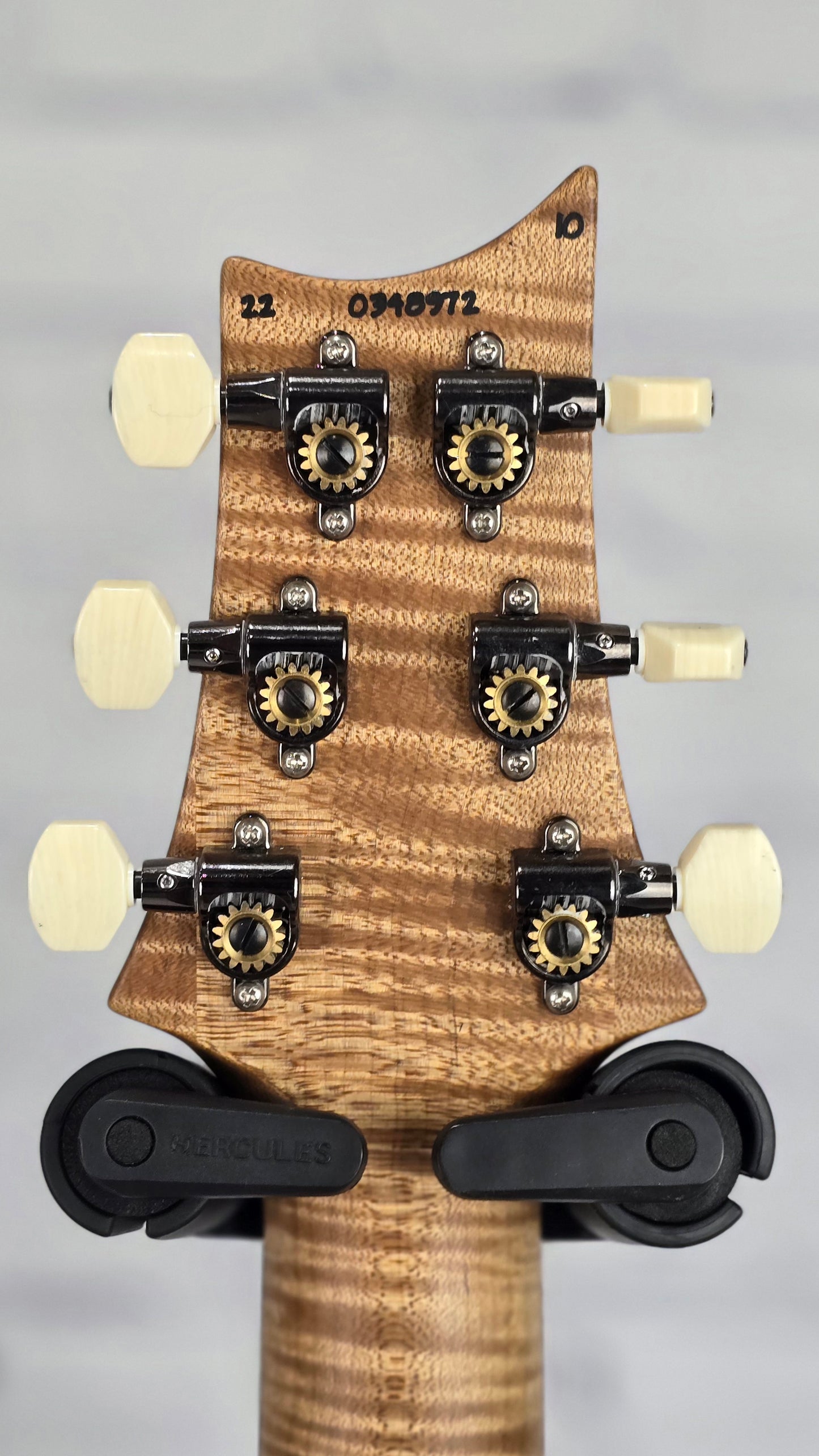 USED Paul Reed Smith PRS Custom 24 Quilt 10 Top Wood Library Electric Guitar Aquableaux Purpleburst