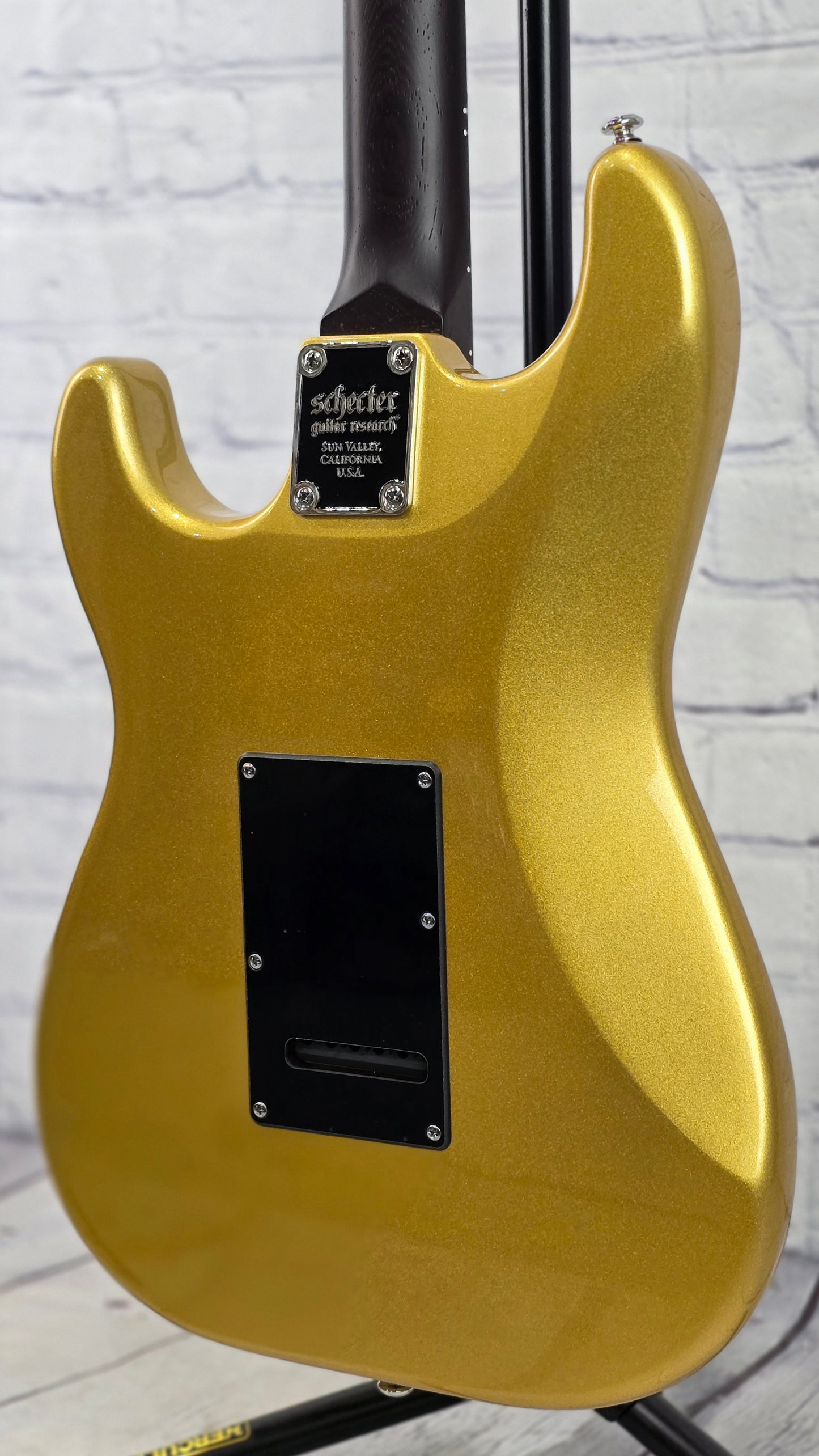 Schecter Nick Johnston Traditional HSS 10th Anniversary Electric Guitar Atomic Saffron SHC-1155