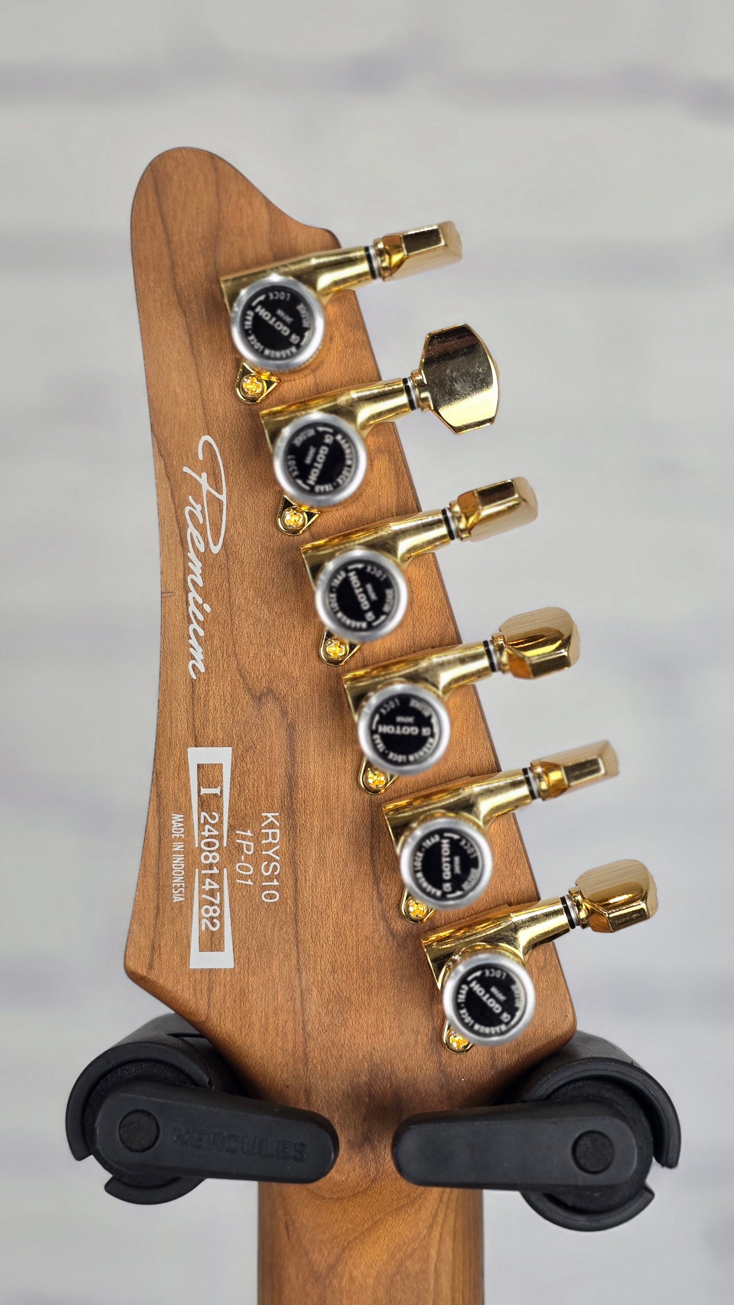 Ibanez Premium KRYS10 Scott Lepage 6 String Electric Guitar Gold