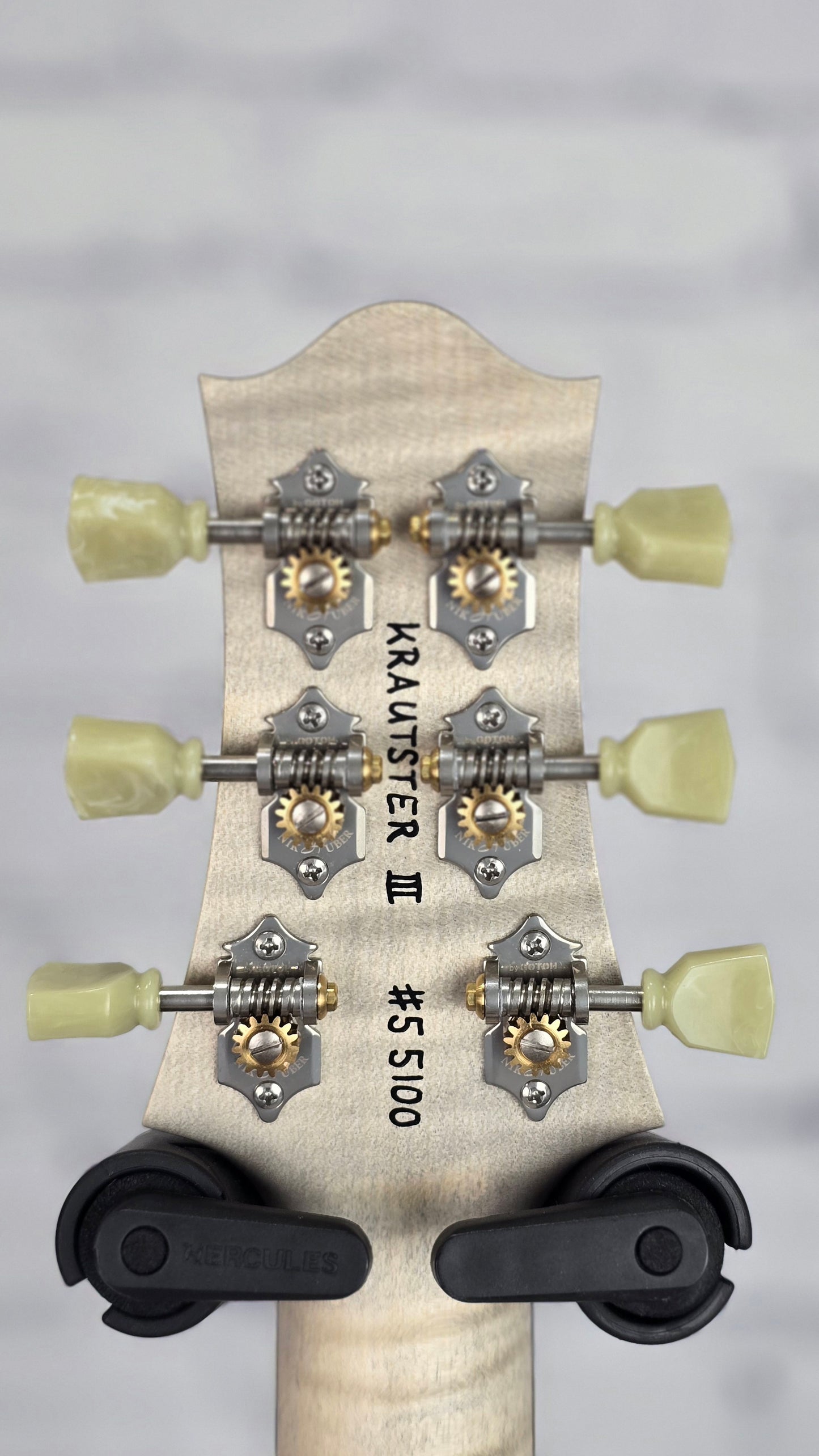 Nik Huber Krautster K-III 6 String Electric Guitar Vintage White