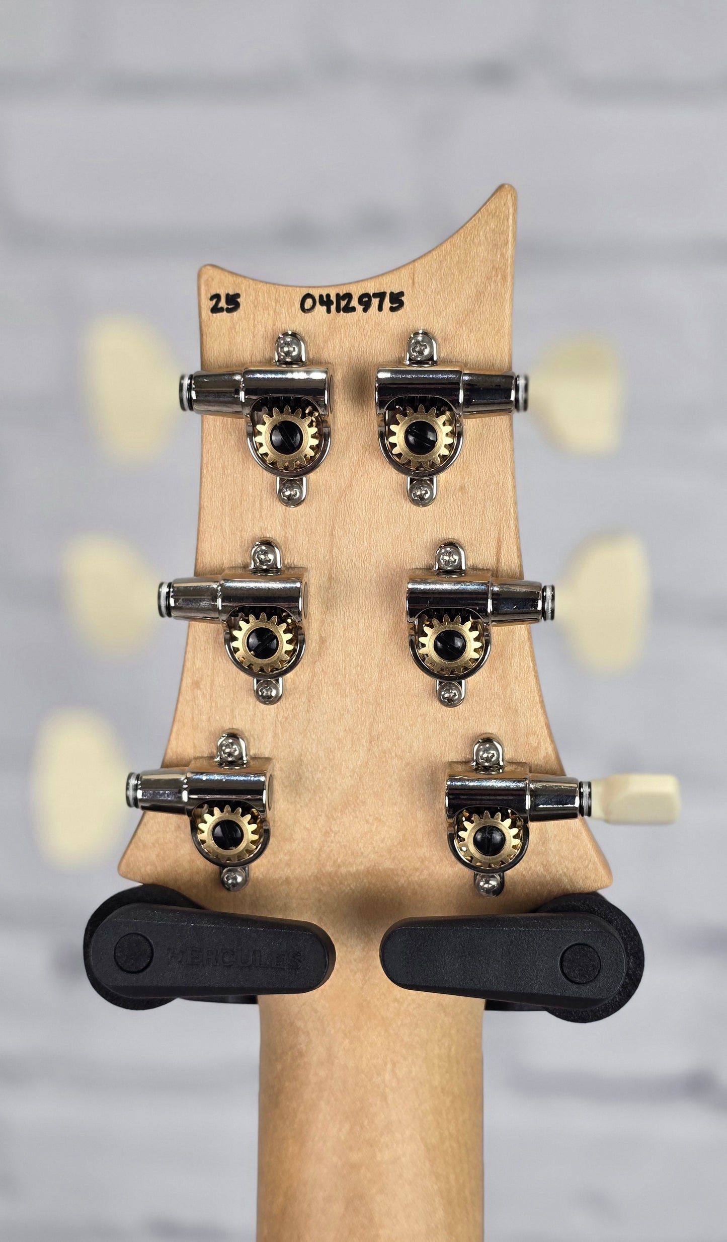 Paul Reed Smith PRS CE24 Electric Guitar Gloss Black Natural Back