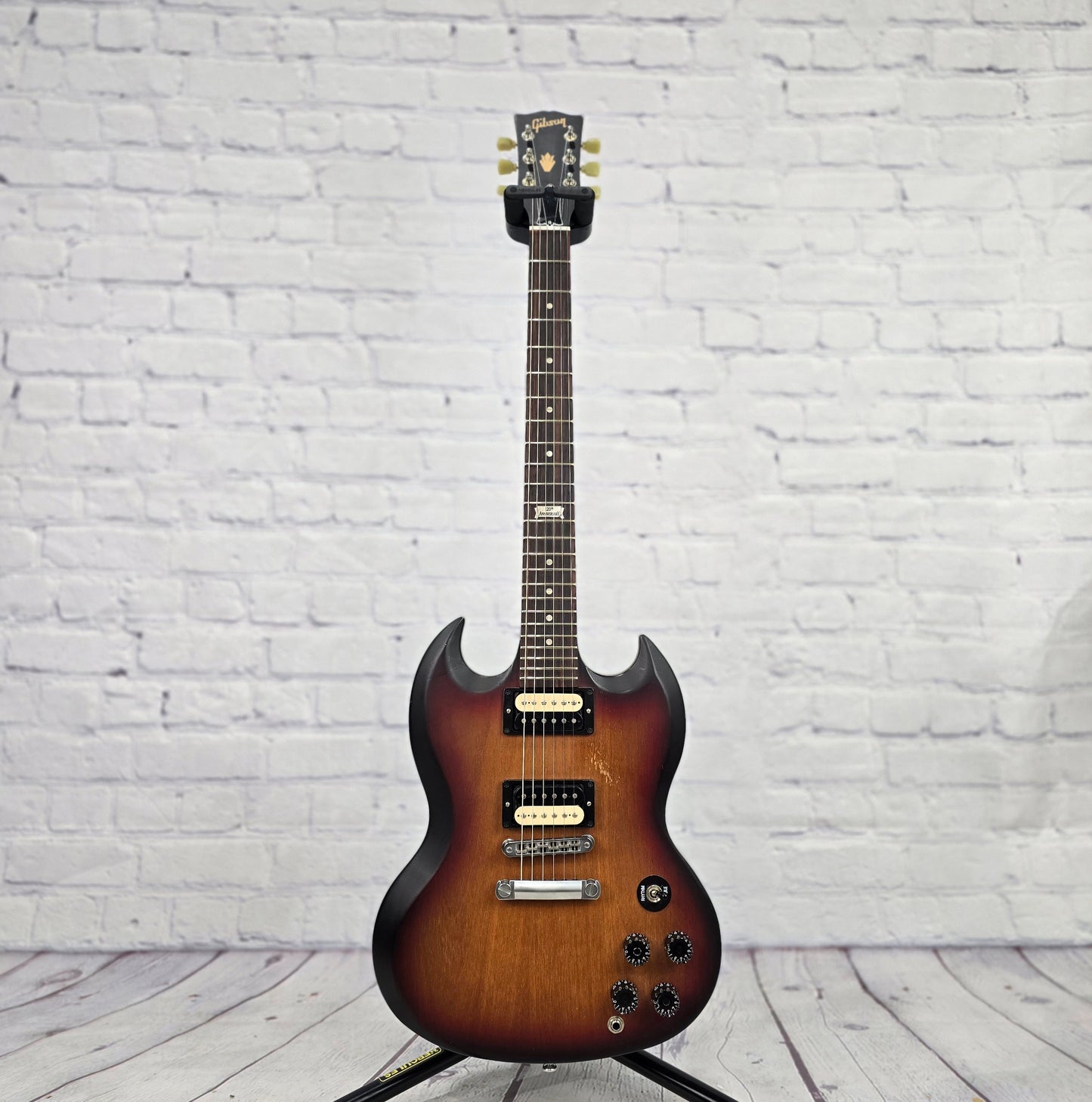 USED Gibson SGJ 6 String Electric Guitar Satin Vintage Sunburst