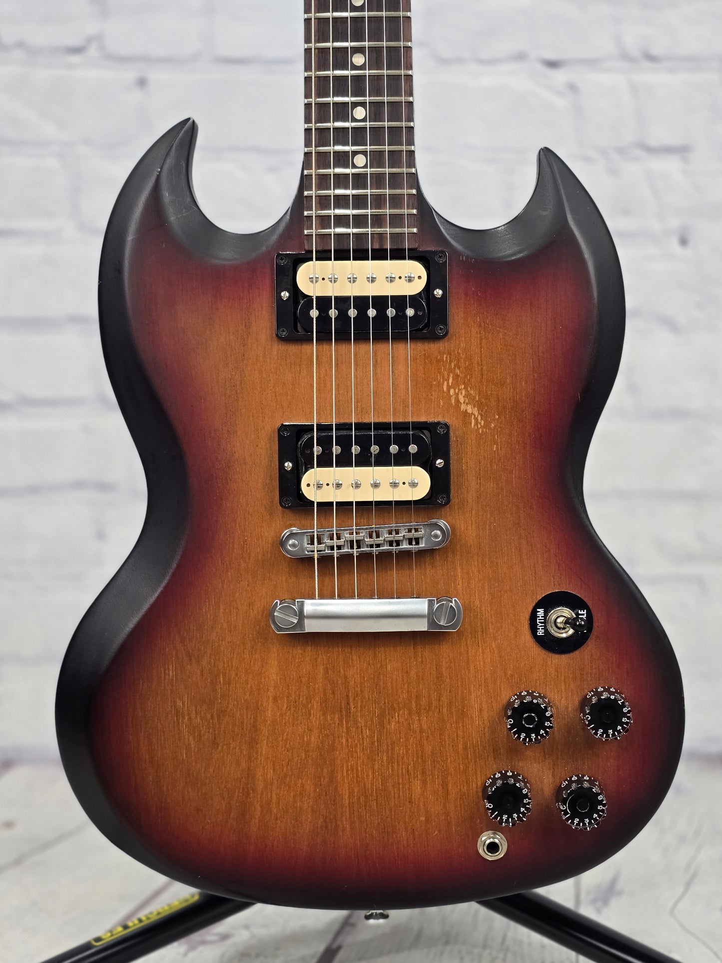 USED Gibson SGJ 6 String Electric Guitar Satin Vintage Sunburst