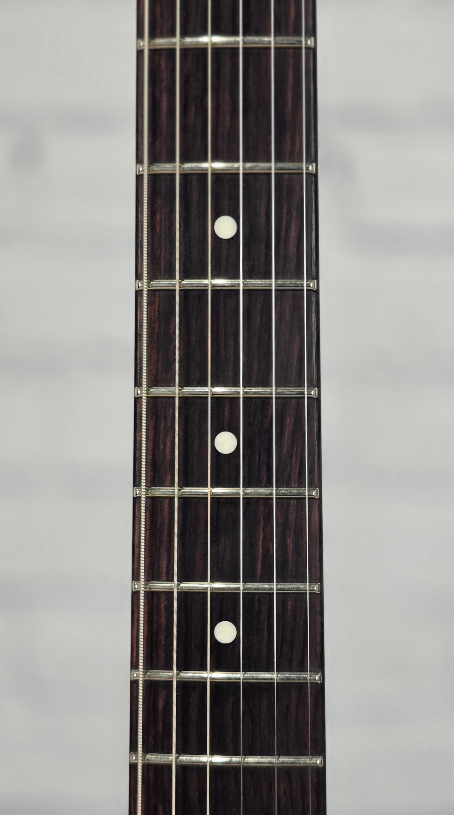 Frank Brothers Sonar 6 String Electric Guitar Faded Sonic Blue Aged