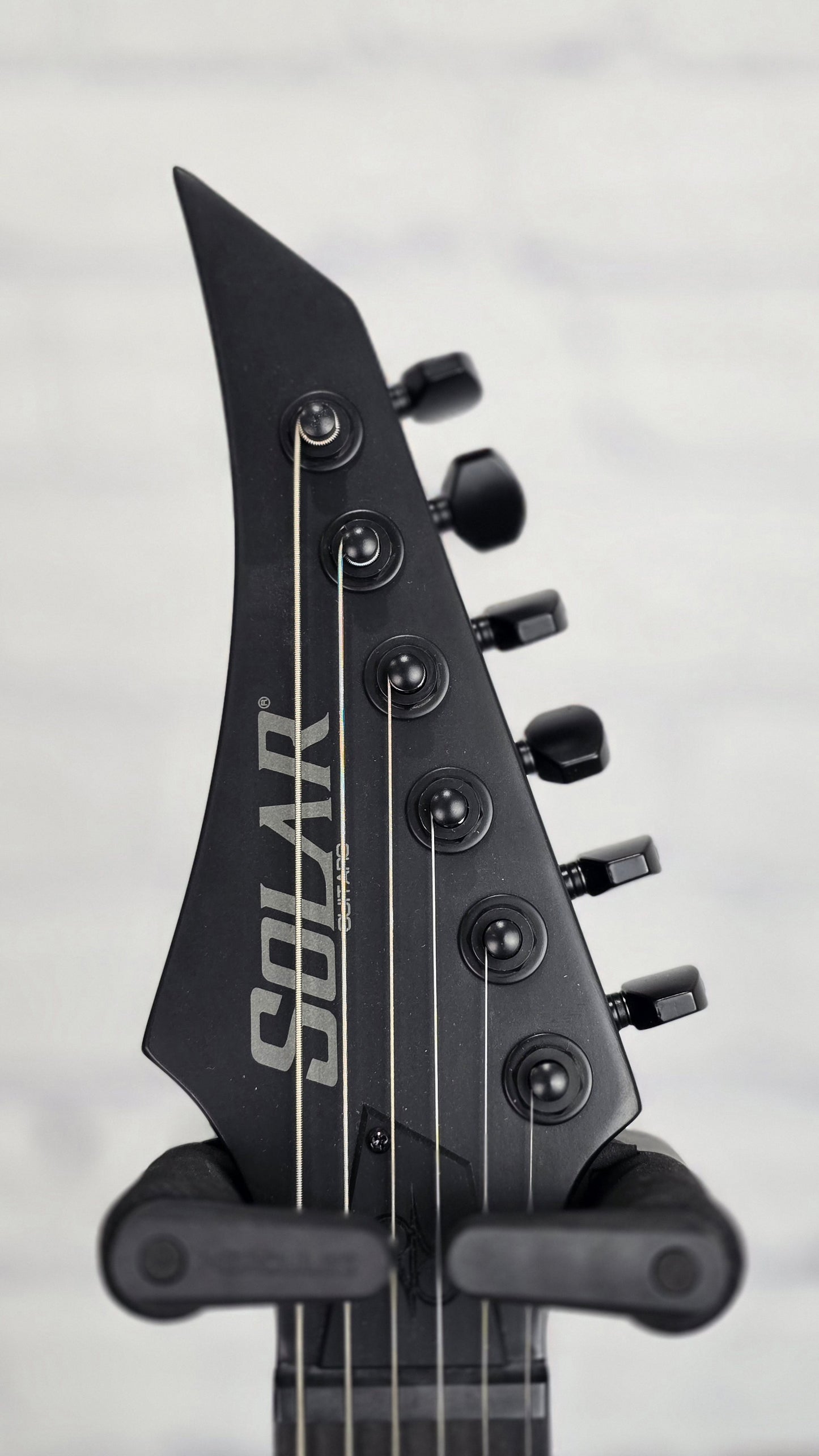 USED Solar T1.6C Evertune 6 String Electric Guitar Carbon Black Matte