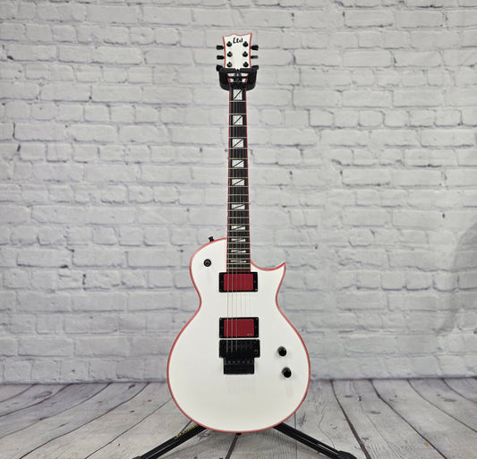 USED ESP LTD GH-600 Gary Holt Signature 6 String Electric Guitar Snow White
