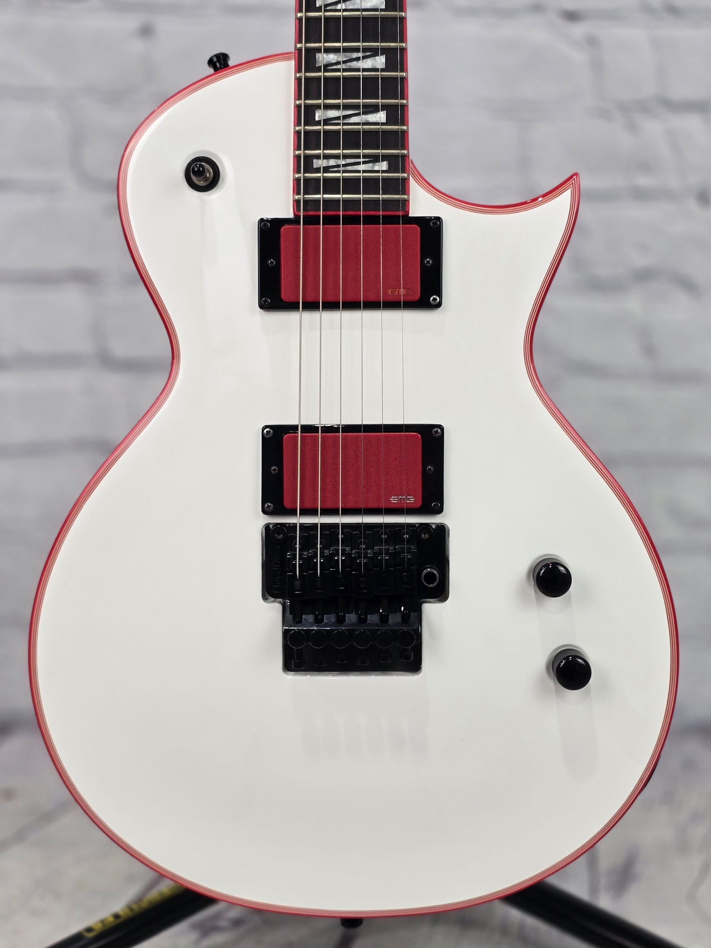 USED ESP LTD GH-600 Gary Holt Signature 6 String Electric Guitar Snow White