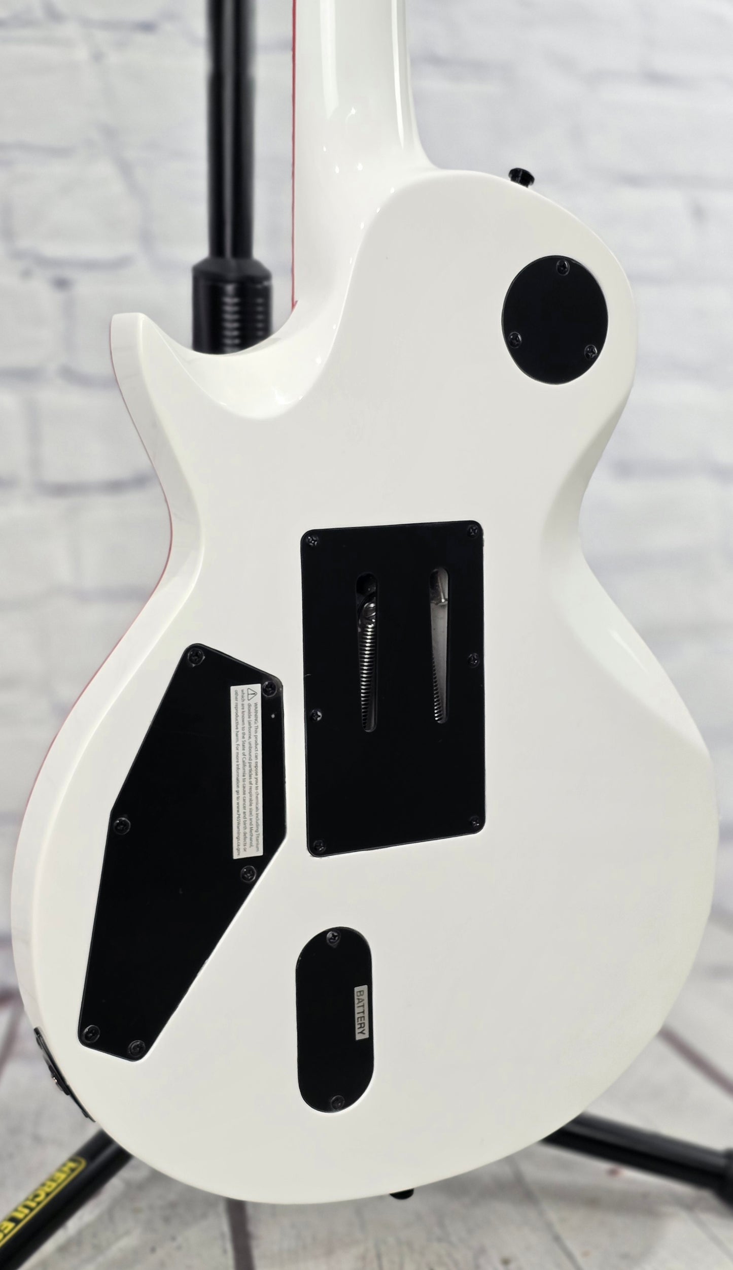 USED ESP LTD GH-600 Gary Holt Signature 6 String Electric Guitar Snow White