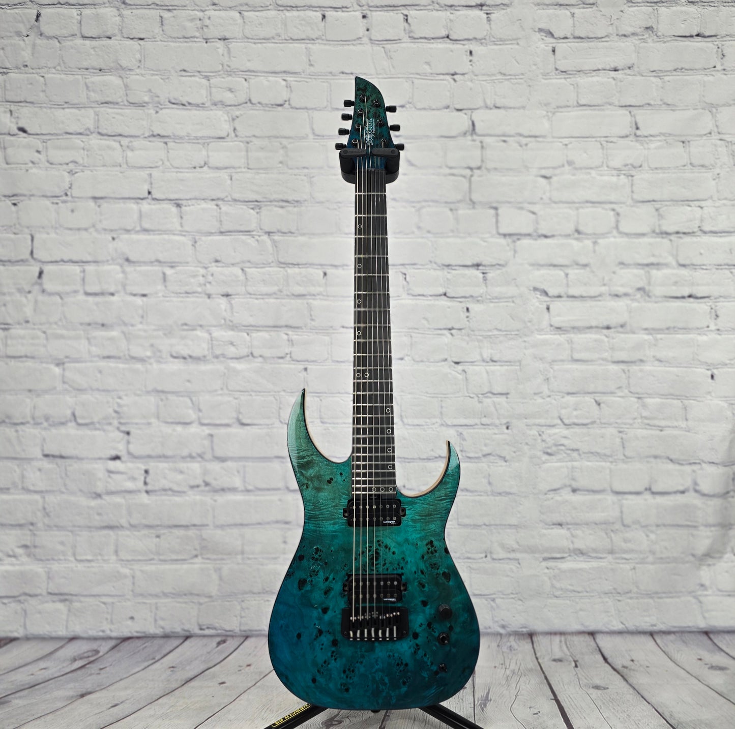 Schecter Keith Merrow KM-7 Mk III 7 String Electric Guitar Lagoon Fade