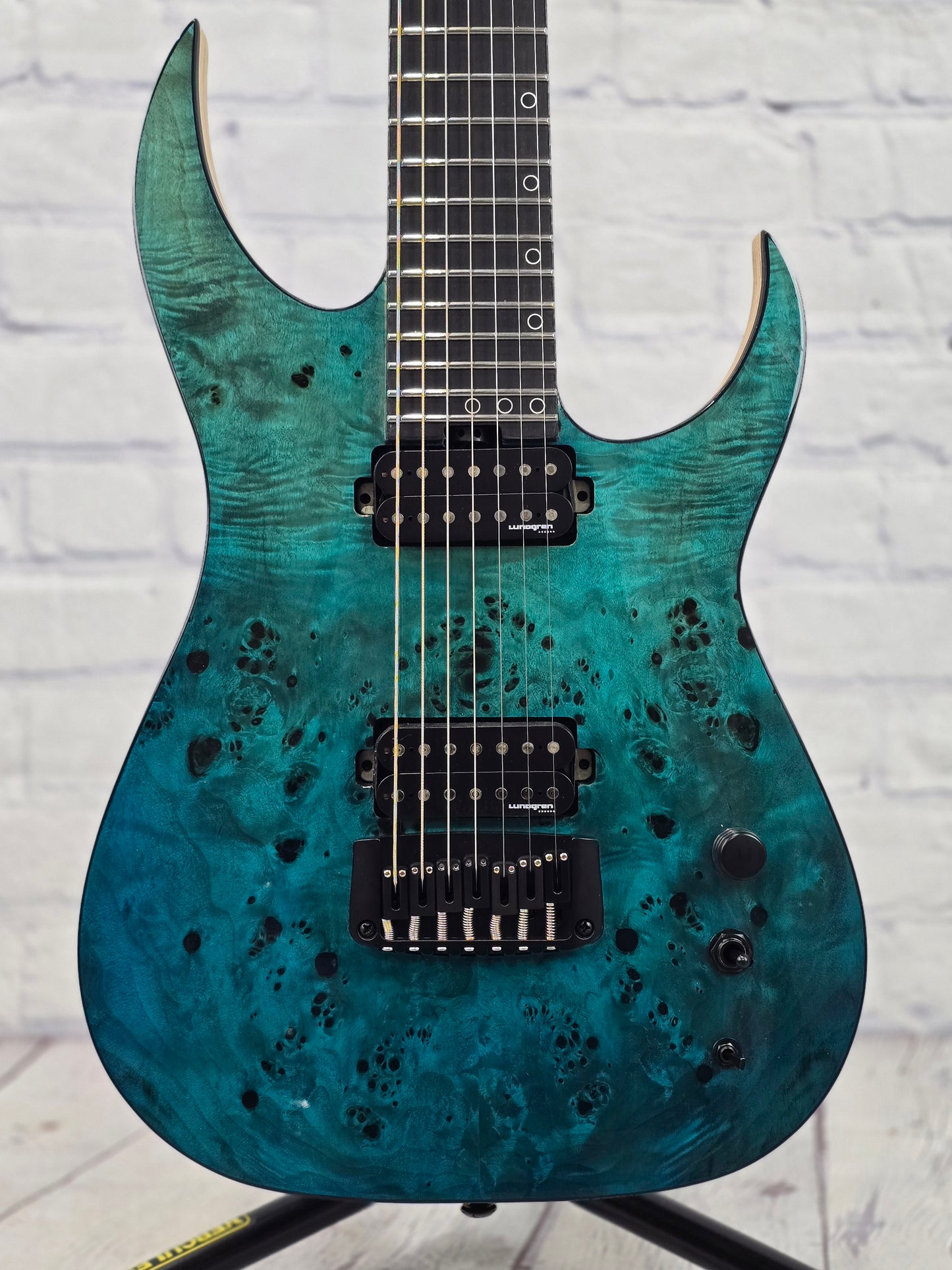 Schecter Keith Merrow KM-7 Mk III 7 String Electric Guitar Lagoon Fade