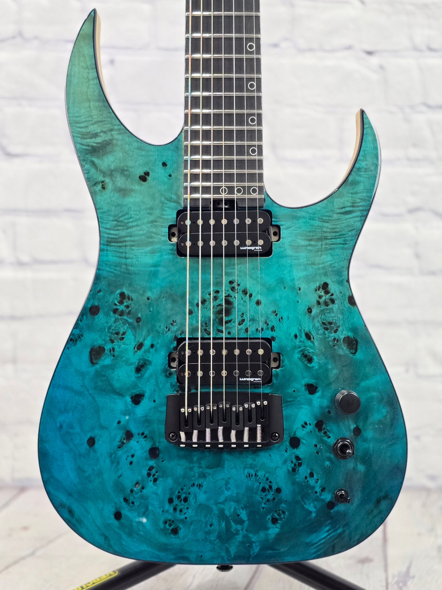 Schecter Keith Merrow KM-7 Mk III 7 String Electric Guitar Lagoon Fade