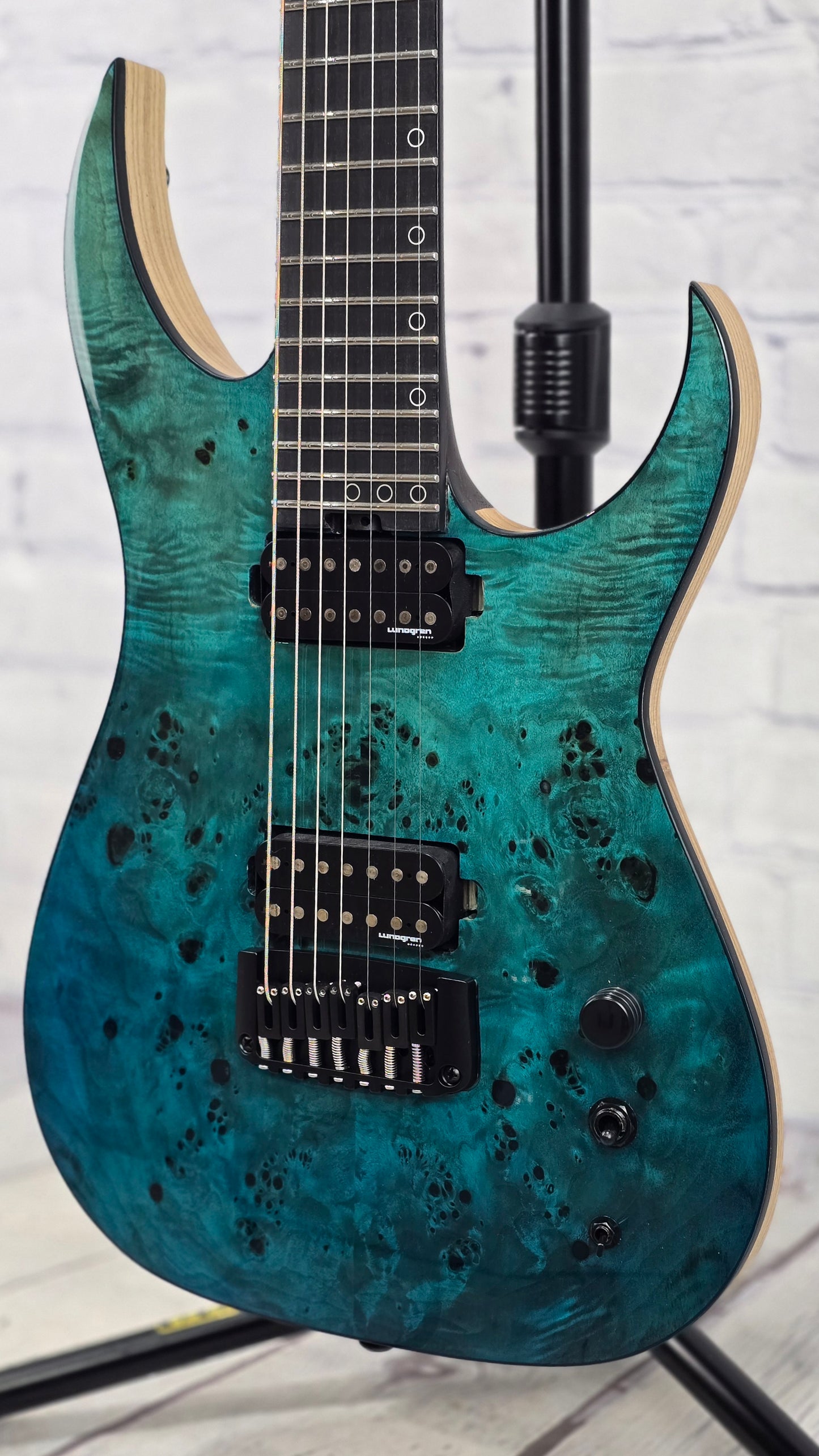Schecter Keith Merrow KM-7 Mk III 7 String Electric Guitar Lagoon Fade