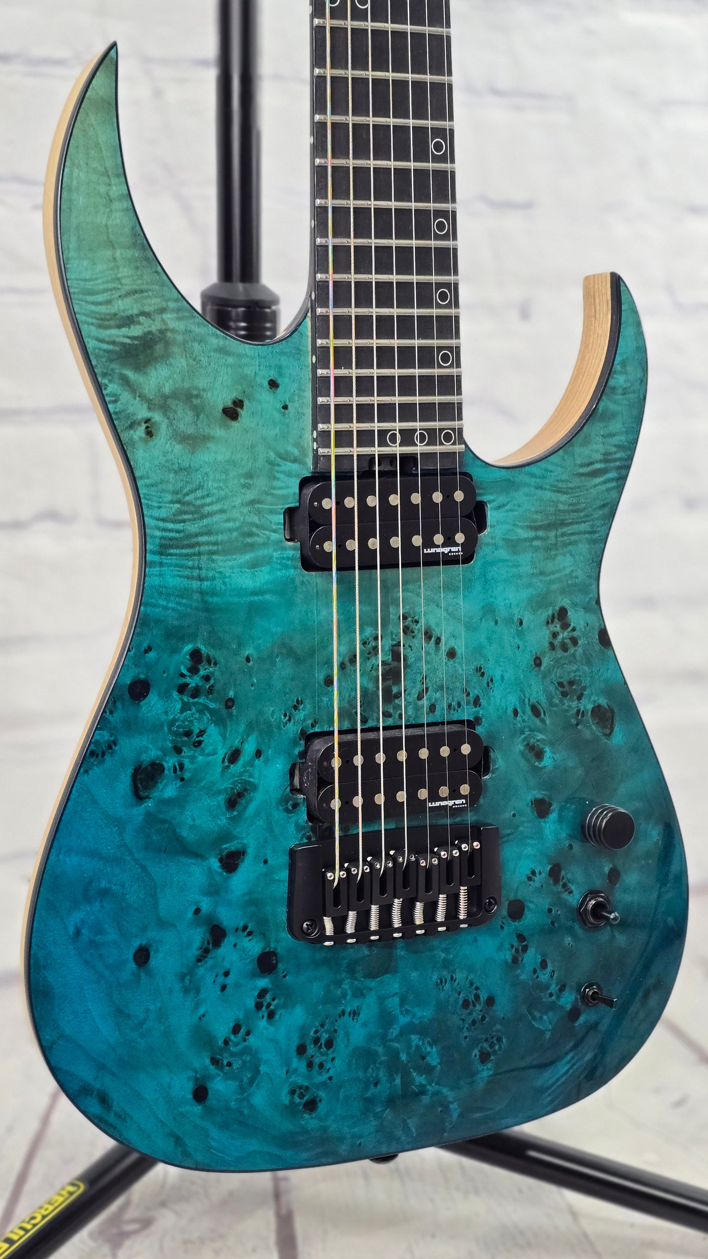 Schecter Keith Merrow KM-7 Mk III 7 String Electric Guitar Lagoon Fade