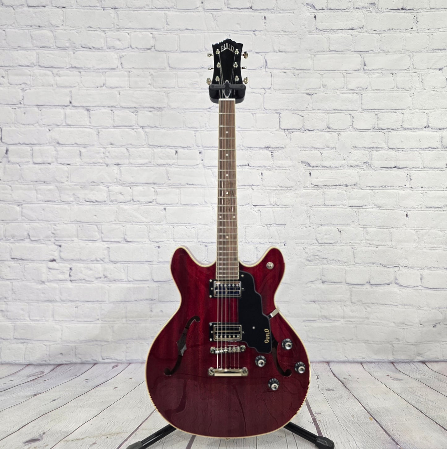 Guild Starfire I DC 6 String Semi-Hollow Electric Guitar Cherry Red