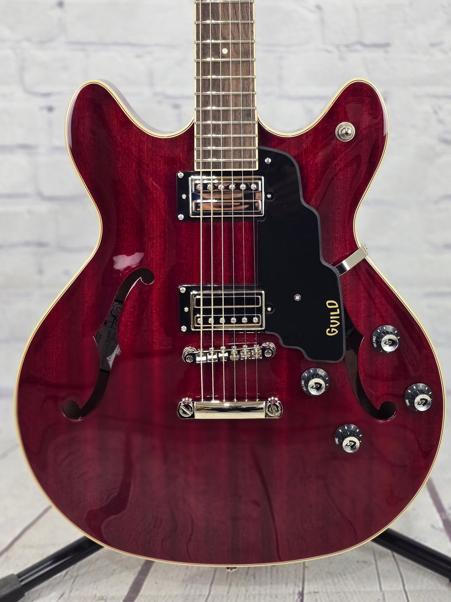 Guild Starfire I DC 6 String Semi-Hollow Electric Guitar Cherry Red
