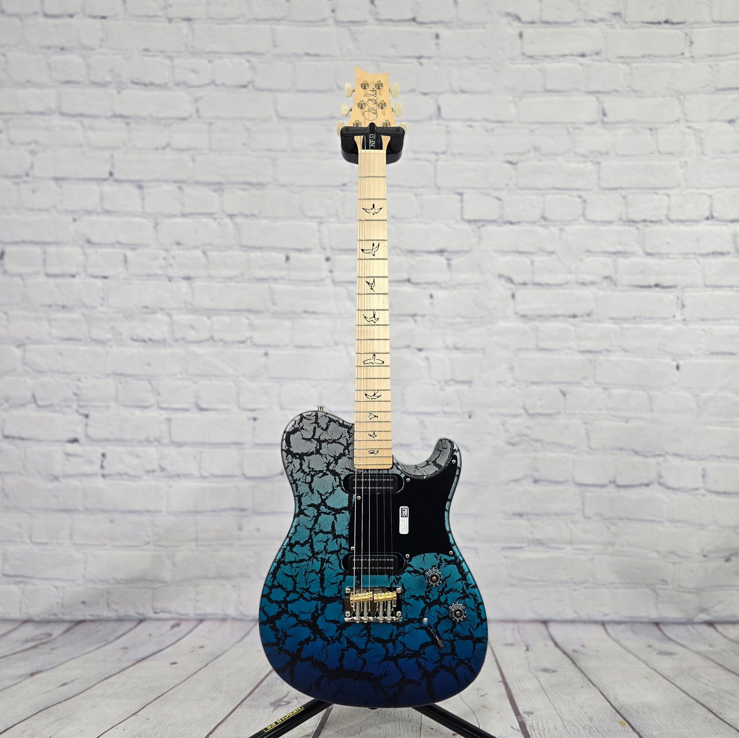 Paul Reed Smith PRS NF53 Satin 6 String Electric Guitar "Sprayer's Choice" Blue Fade Satin Crackle