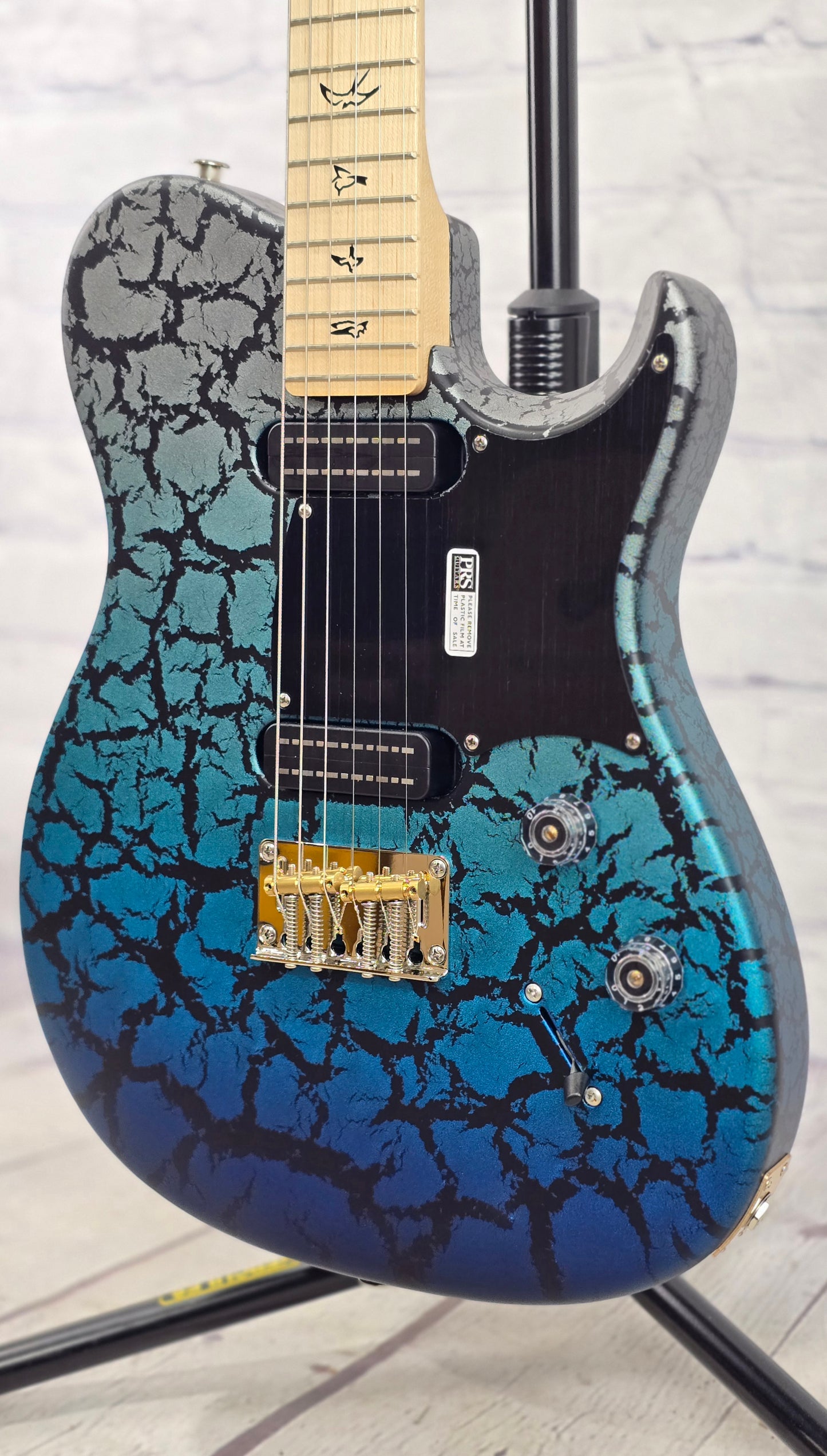 Paul Reed Smith PRS NF53 Satin 6 String Electric Guitar "Sprayer's Choice" Blue Fade Satin Crackle