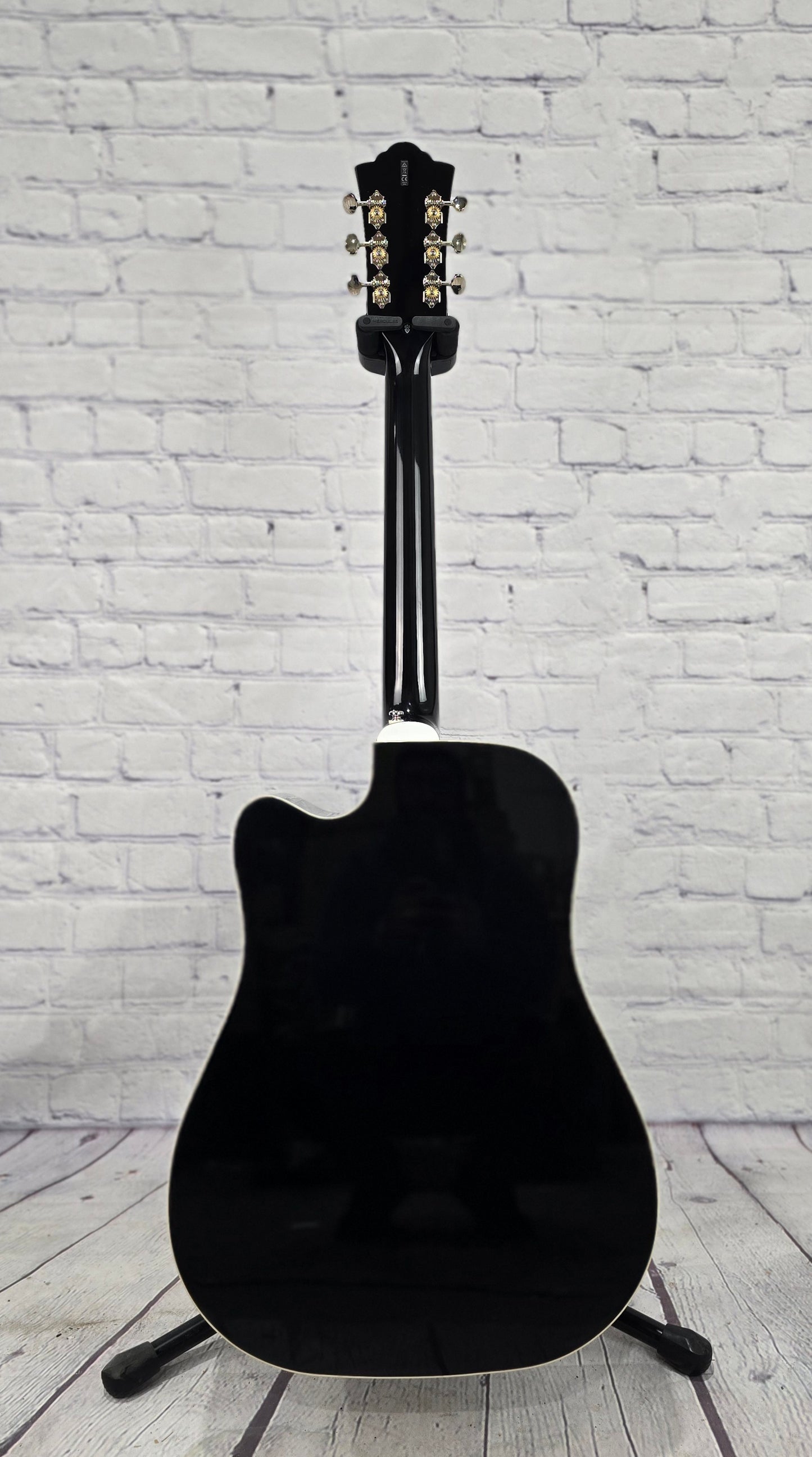 Guild Westerly Collection D-140CE BLK Dreadnaught 6 String Acoustic Guitar Gloss Black