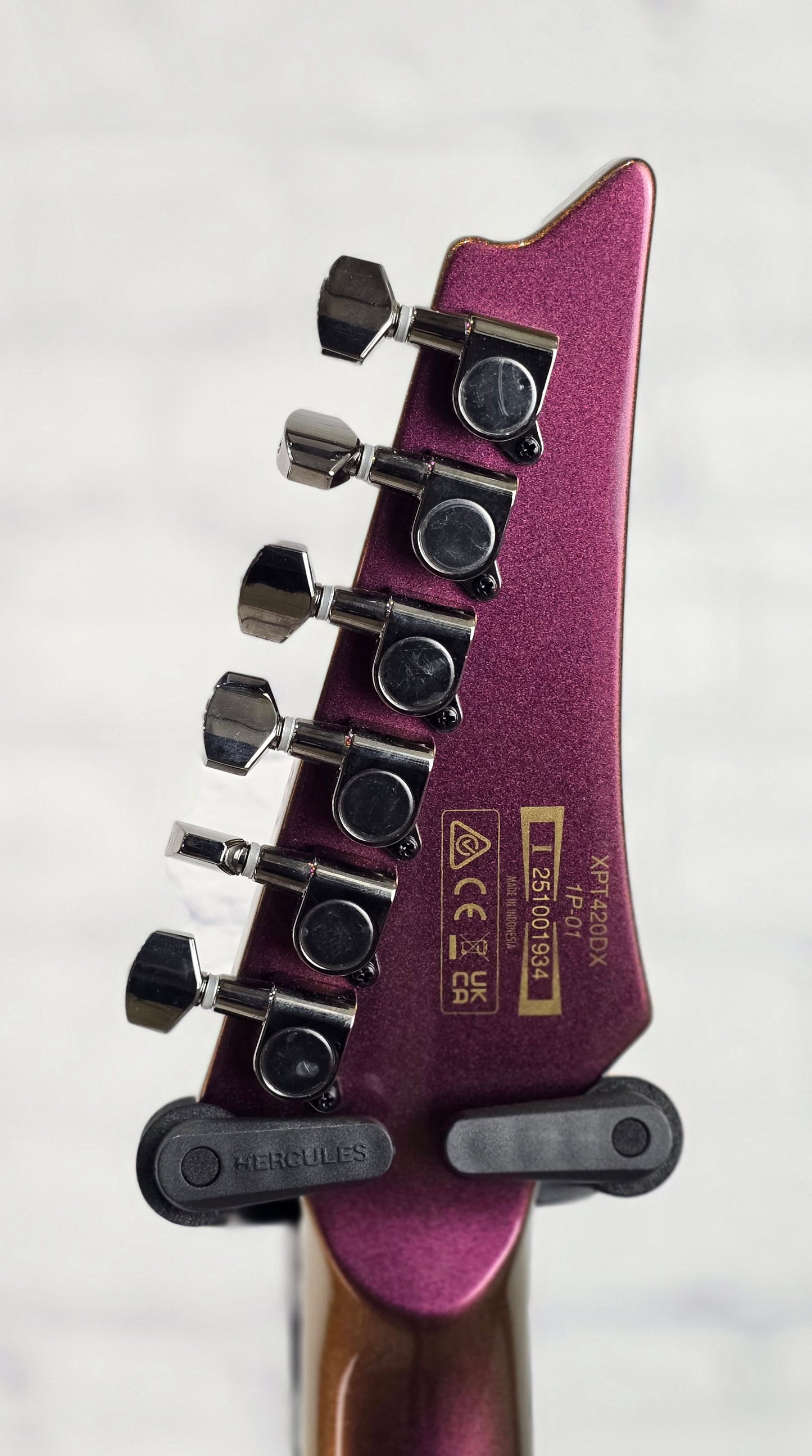 Ibanez Xiphos XPT420DX RGC 6 String Electric Guitar Rose Gold Chameleon