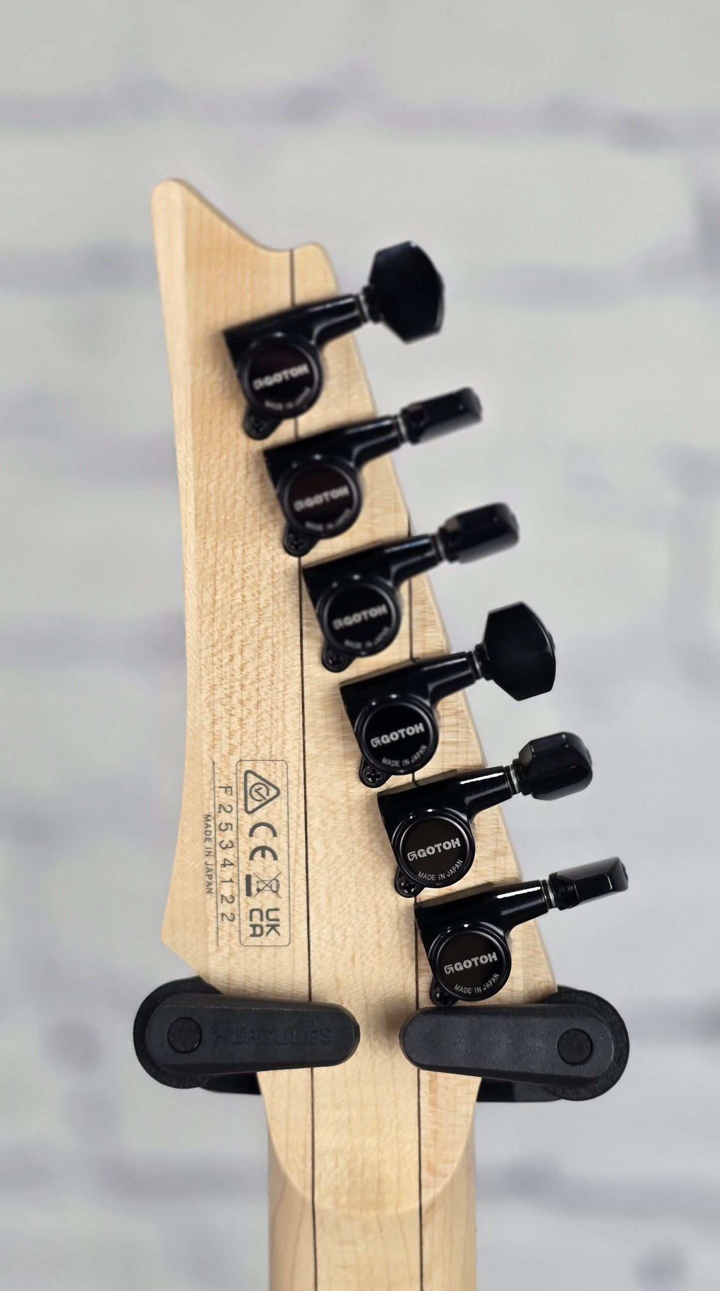 Ibanez Prestige RG653DX TDF 6 String Electric Guitar Transparent Deep Blue Flat