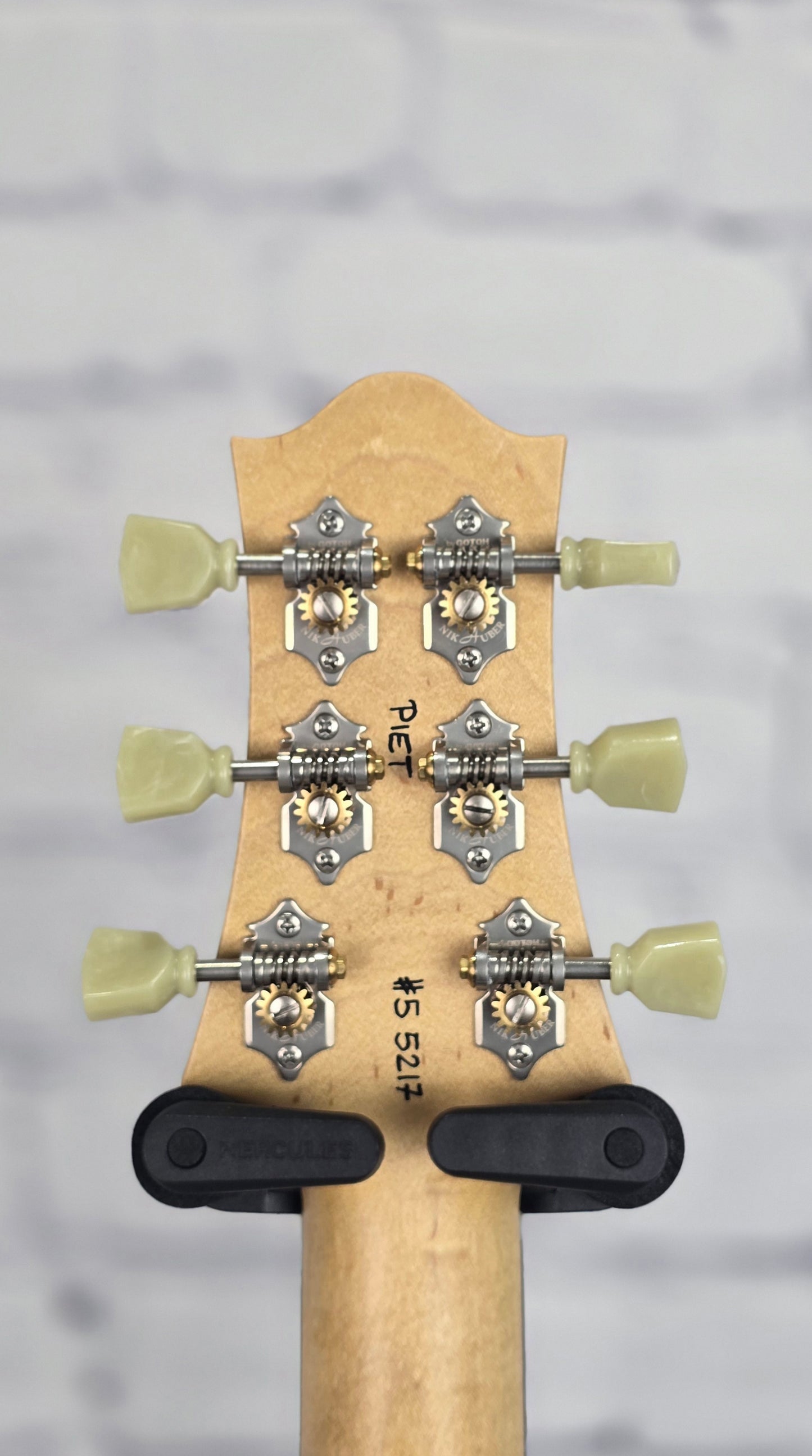 Nik Huber Piet Solid Body 6 String Electric Guitar Vintage Sunburst