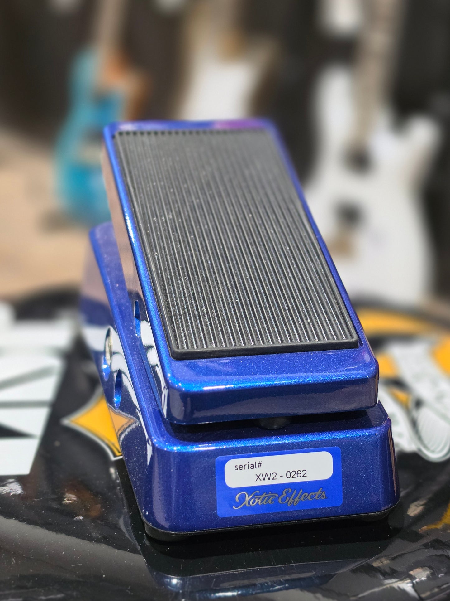 USED Xotic Effects XW-2 Wah Pedal Metallic Blue