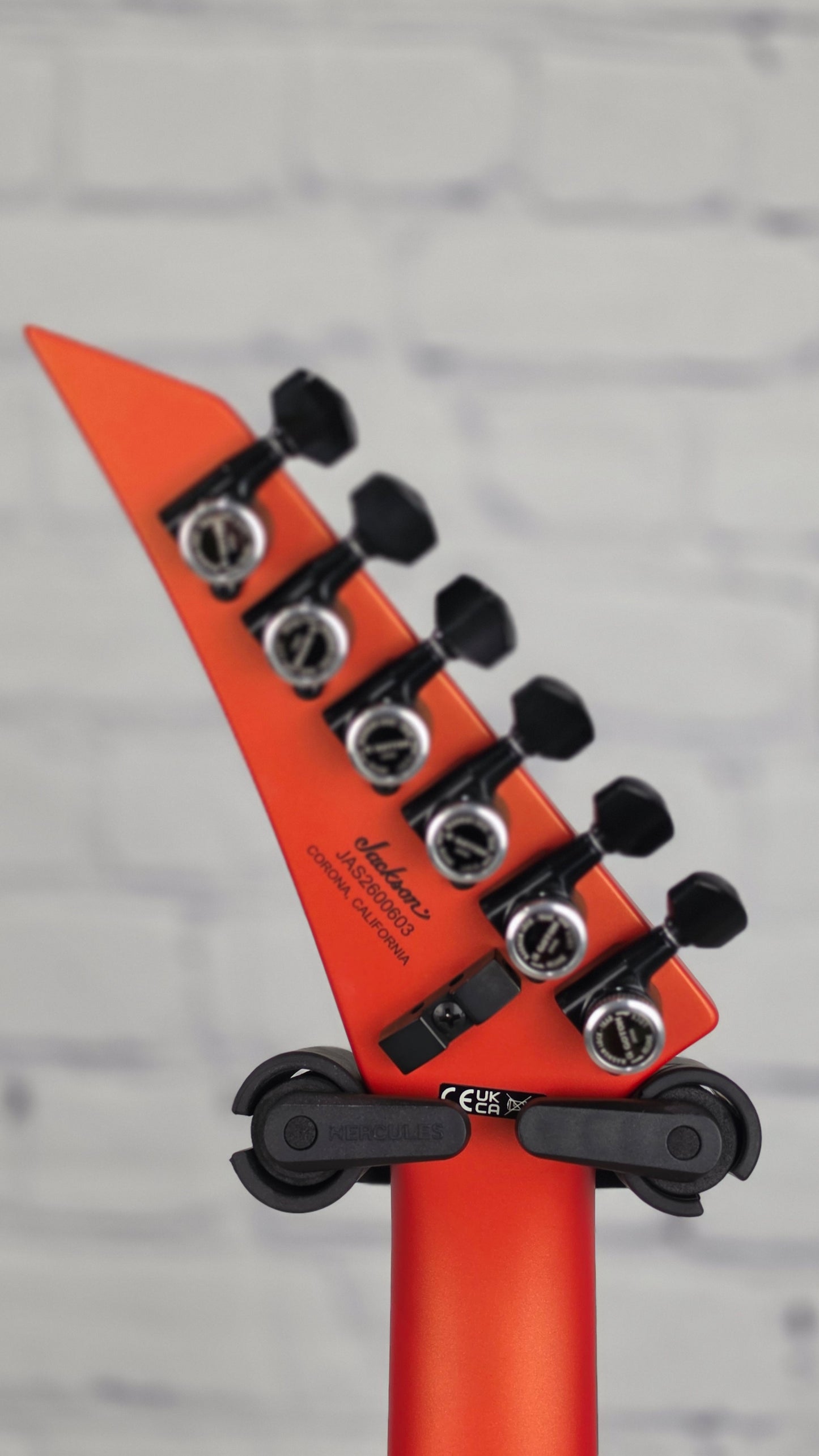 Jackson Guitars American Series Soloist SL2MG 6 String Electric Guitar Satin Lambo Orange