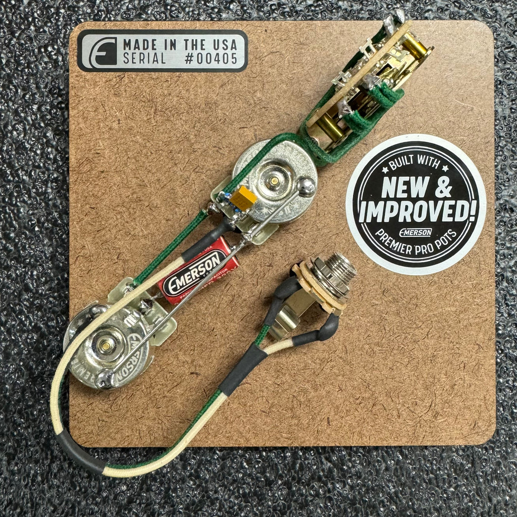 Emerson Custom 3-Way Telecaster 250k Prewired Harness Kit - Premier Pro T3-PREMIER