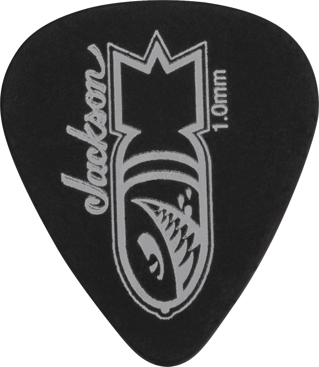 Jackson® 351 Bomb Guitar Picks Black Heavy 1.0mm