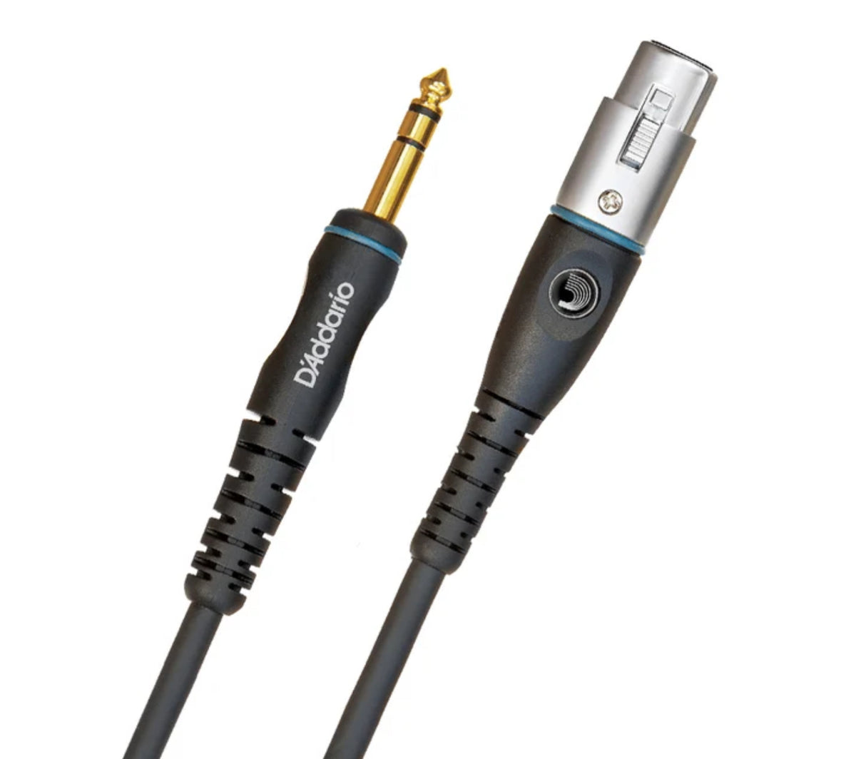 D'addario Microphone Cable, XLR Female to 1/4” TRS