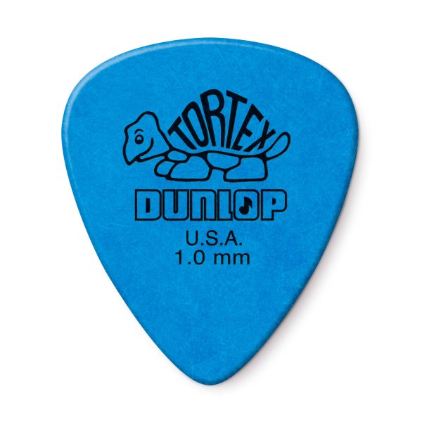 Dunlop 1.0mm Tortex Standard Guitar Picks (12 Pack) Blue