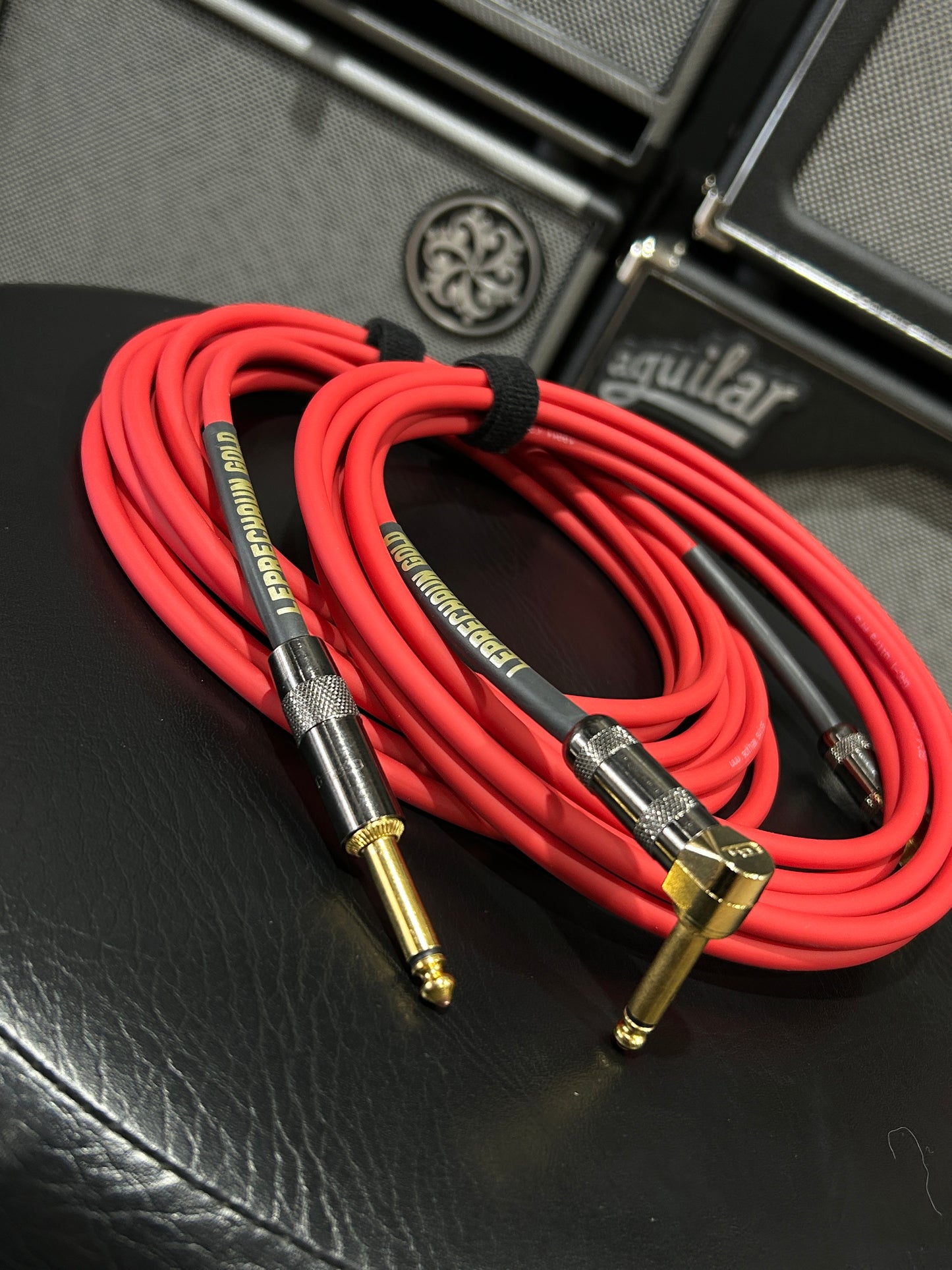 Leprechaun Gold Instrument Cable (Classic Red)