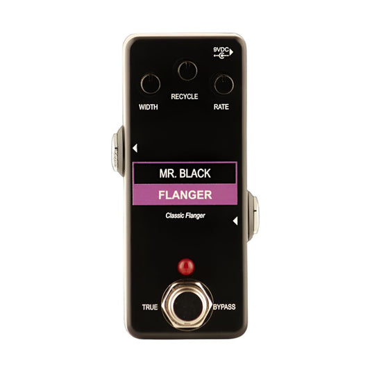 Mr Black Pedals Mini Flanger guitar pedal.
