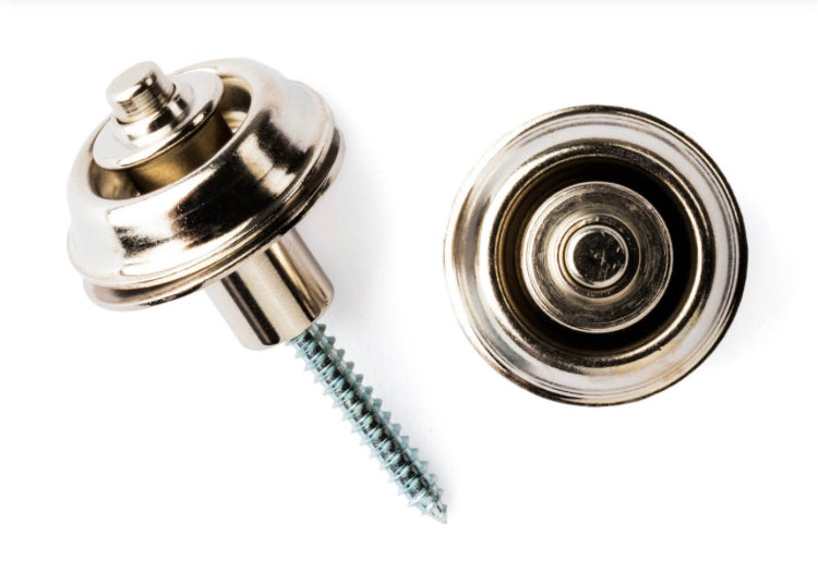 Dunlop STRAPLOK® Strap Locks Retainers Flush Mount (NICKEL)