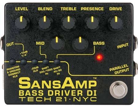 Tech 21 SansAmp Bass Driver DI  Pedal Version 2