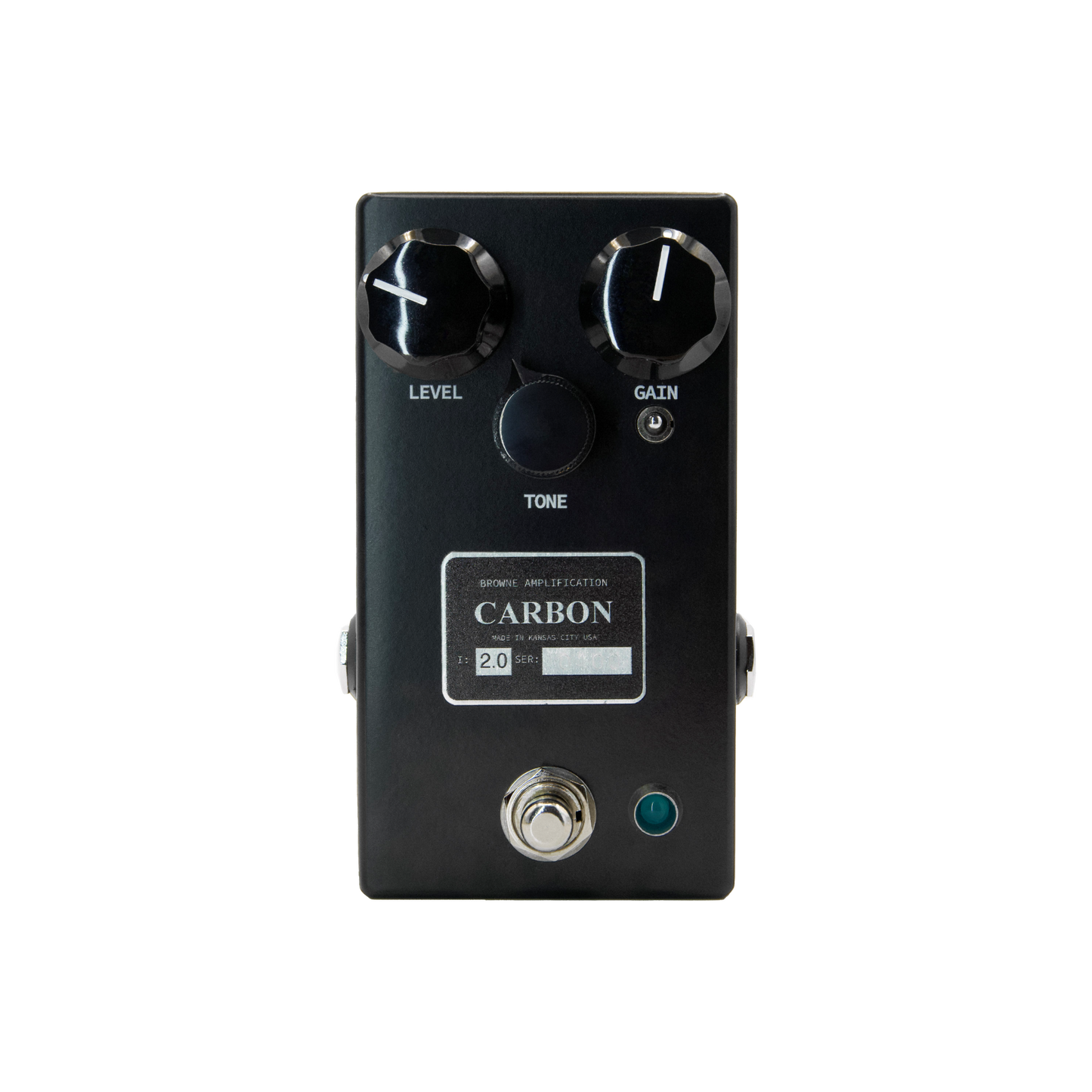 Browne Amplification Carbon V2 Transparent Overdrive Midnight Black