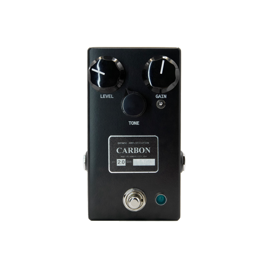Browne Amplification Carbon V2 Transparent Overdrive Midnight Black