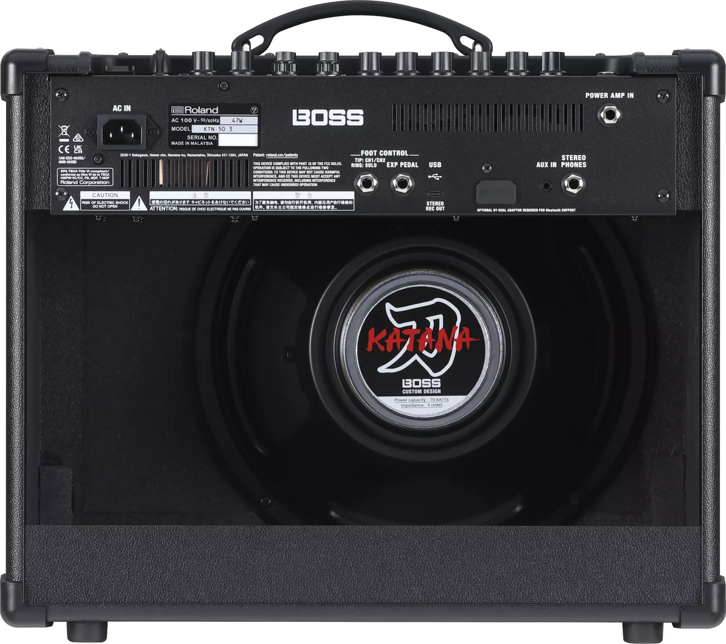 Boss Katana Gen. 3 1x10 Combo Amplifier 50w Black Tolex