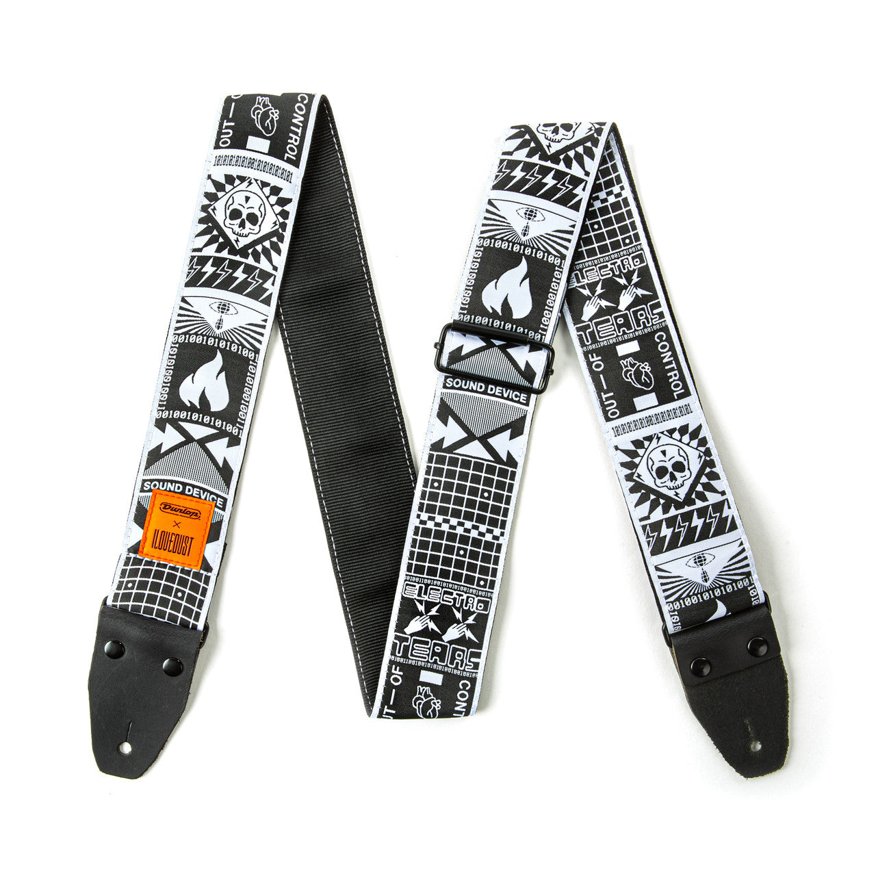 Dunlop ILOVEDUST Out of Control Guitar Strap