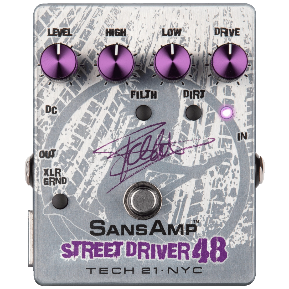 Tech 21 SansAmp Frank Bello Signature Street Driver 48 Preamp/DI Pedal