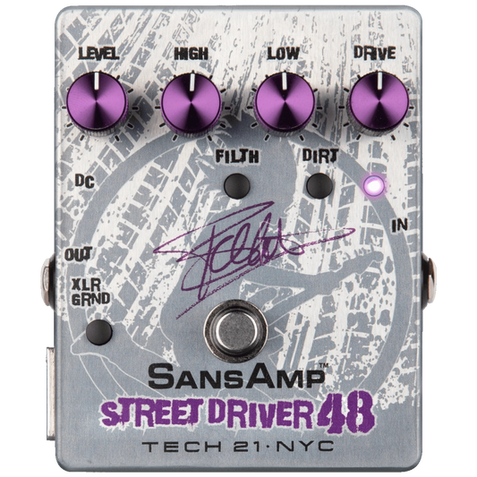 Tech 21 SansAmp Frank Bello Signature Street Driver 48 Preamp/DI Pedal