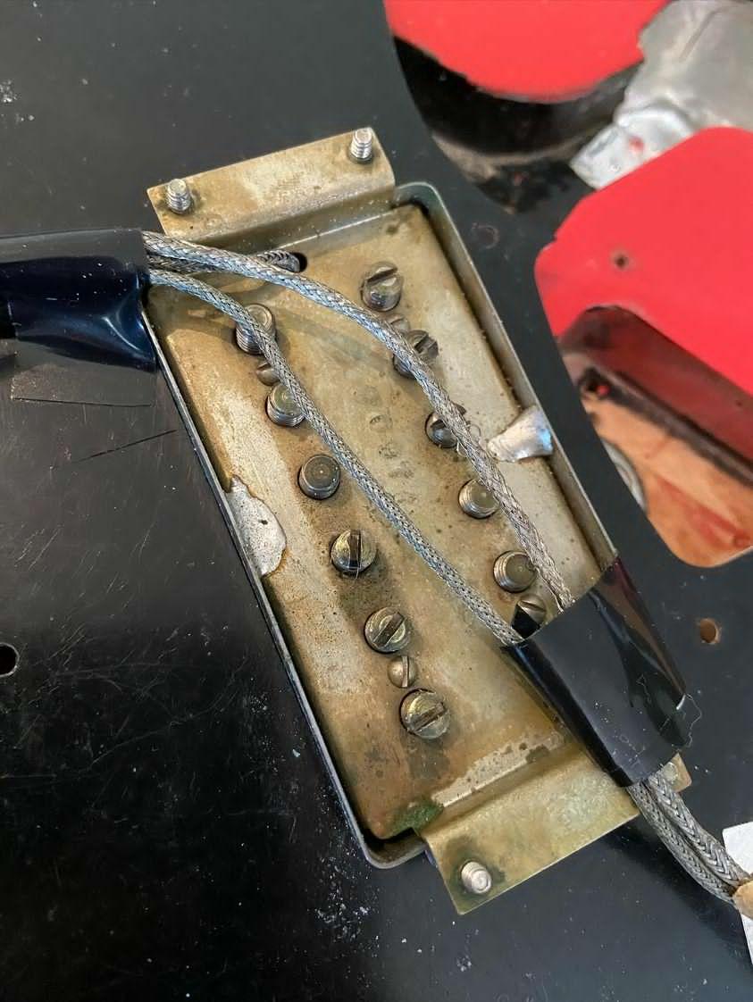 USED 1974 Fender Telecaster Deluxe Electric Guitar Refinish Fiesta Red