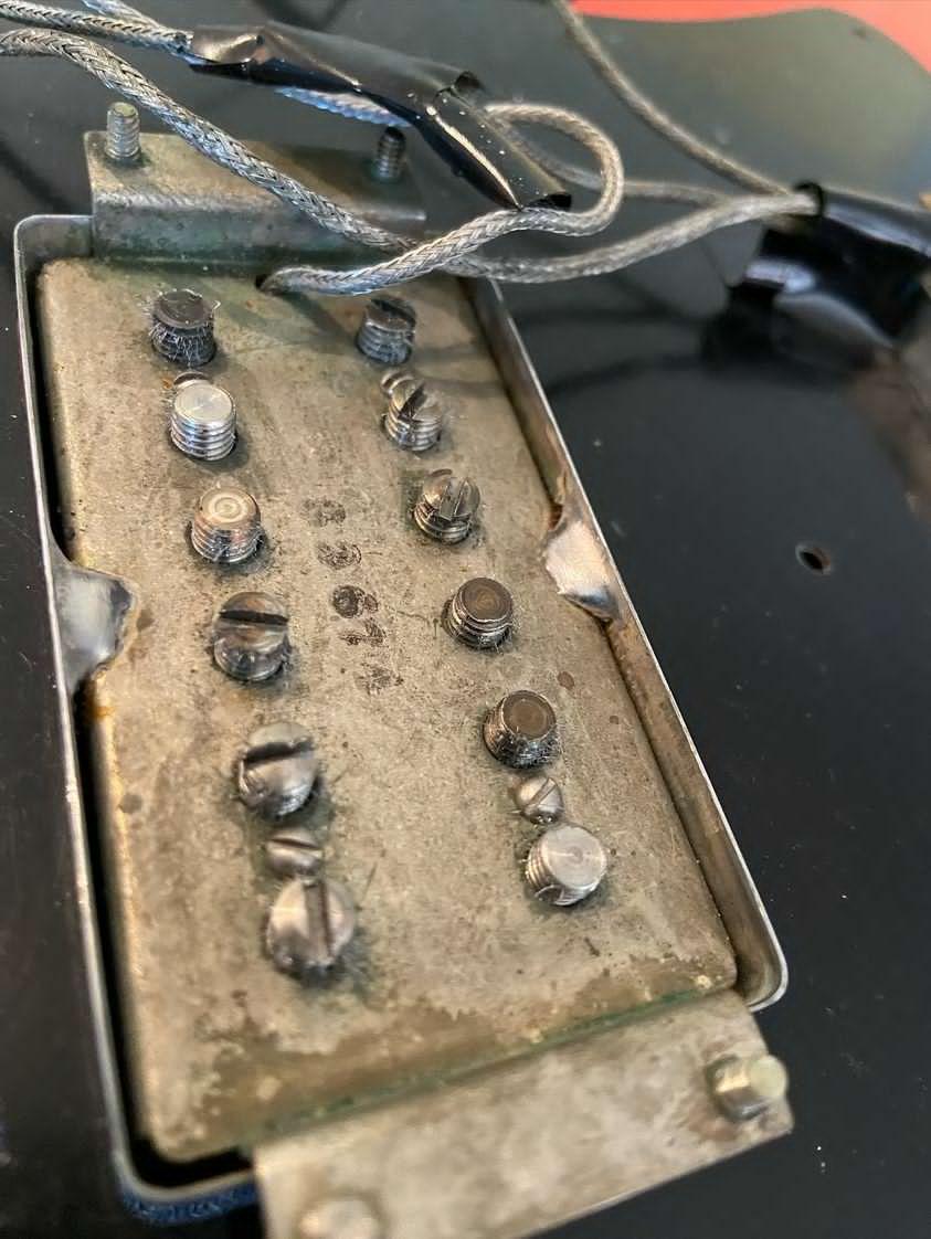 USED 1974 Fender Telecaster Deluxe Electric Guitar Refinish Fiesta Red